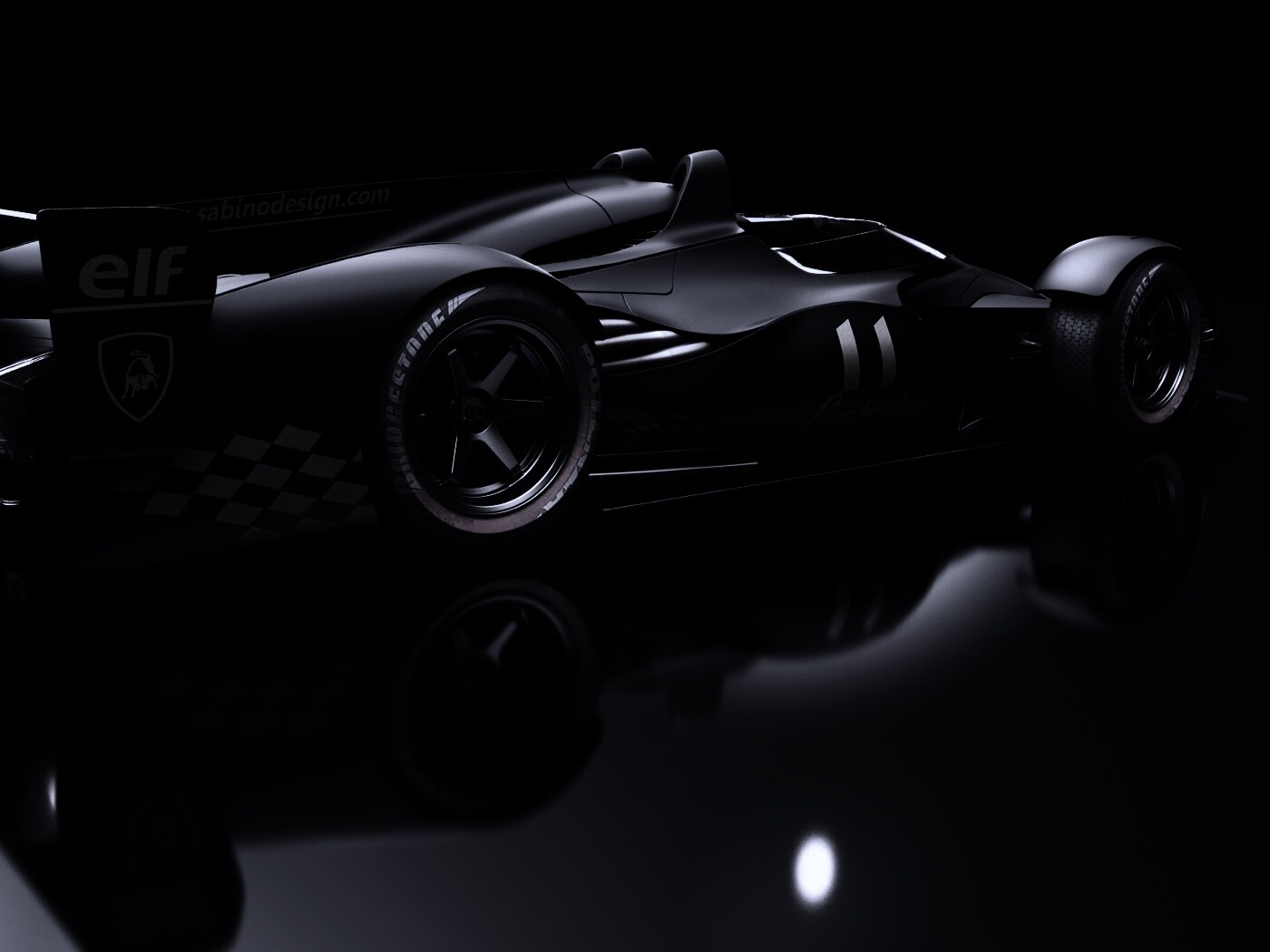 Болид Lamborghini обои