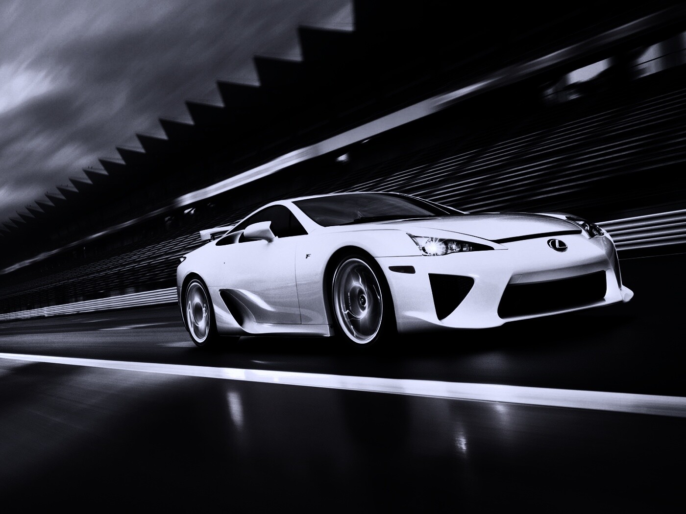 Lexus LFA на тарссу обои