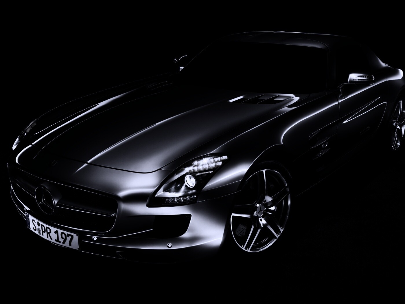 Mercedes SLS обои