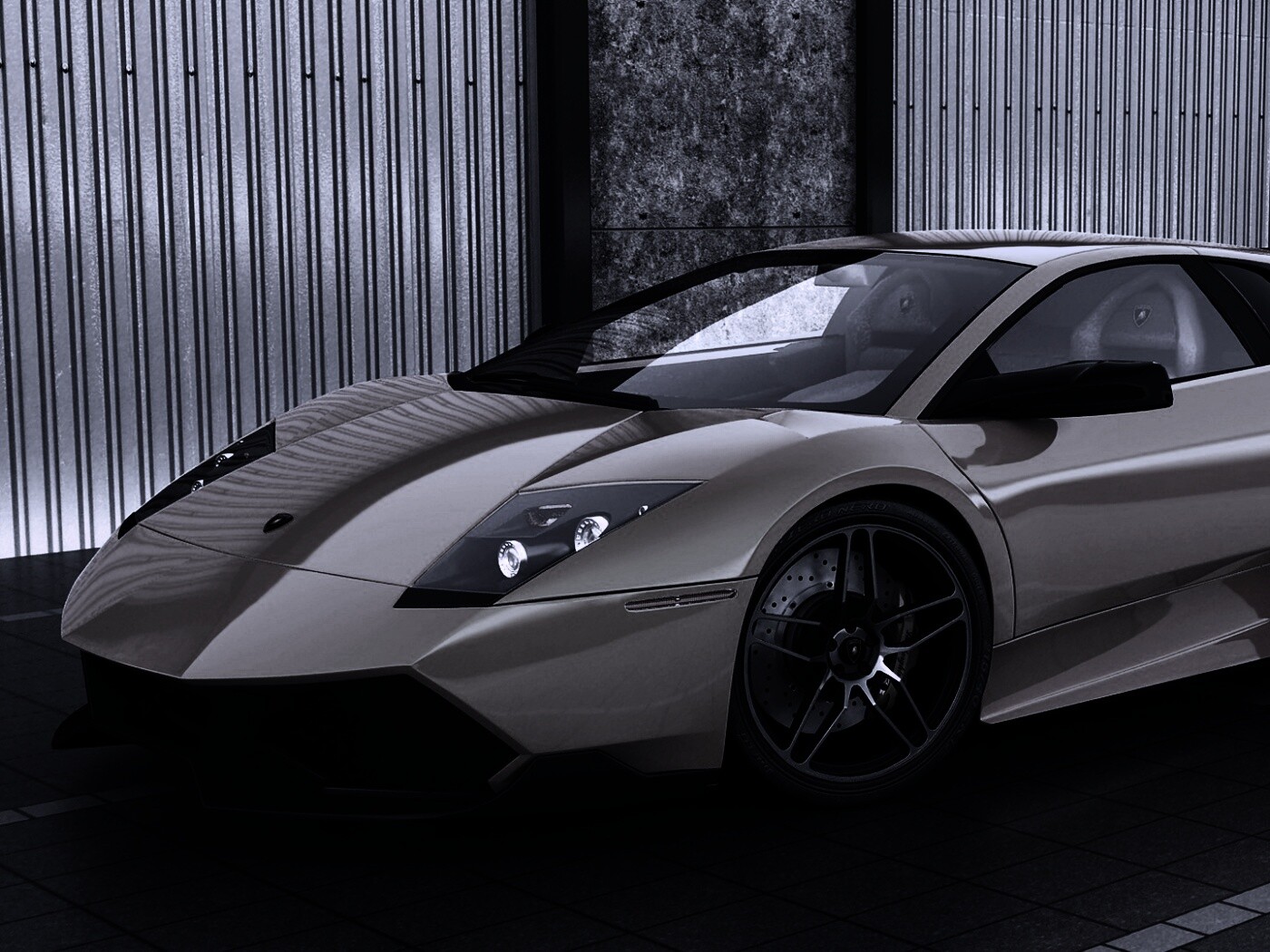 Жёлтый Ламборджини обои