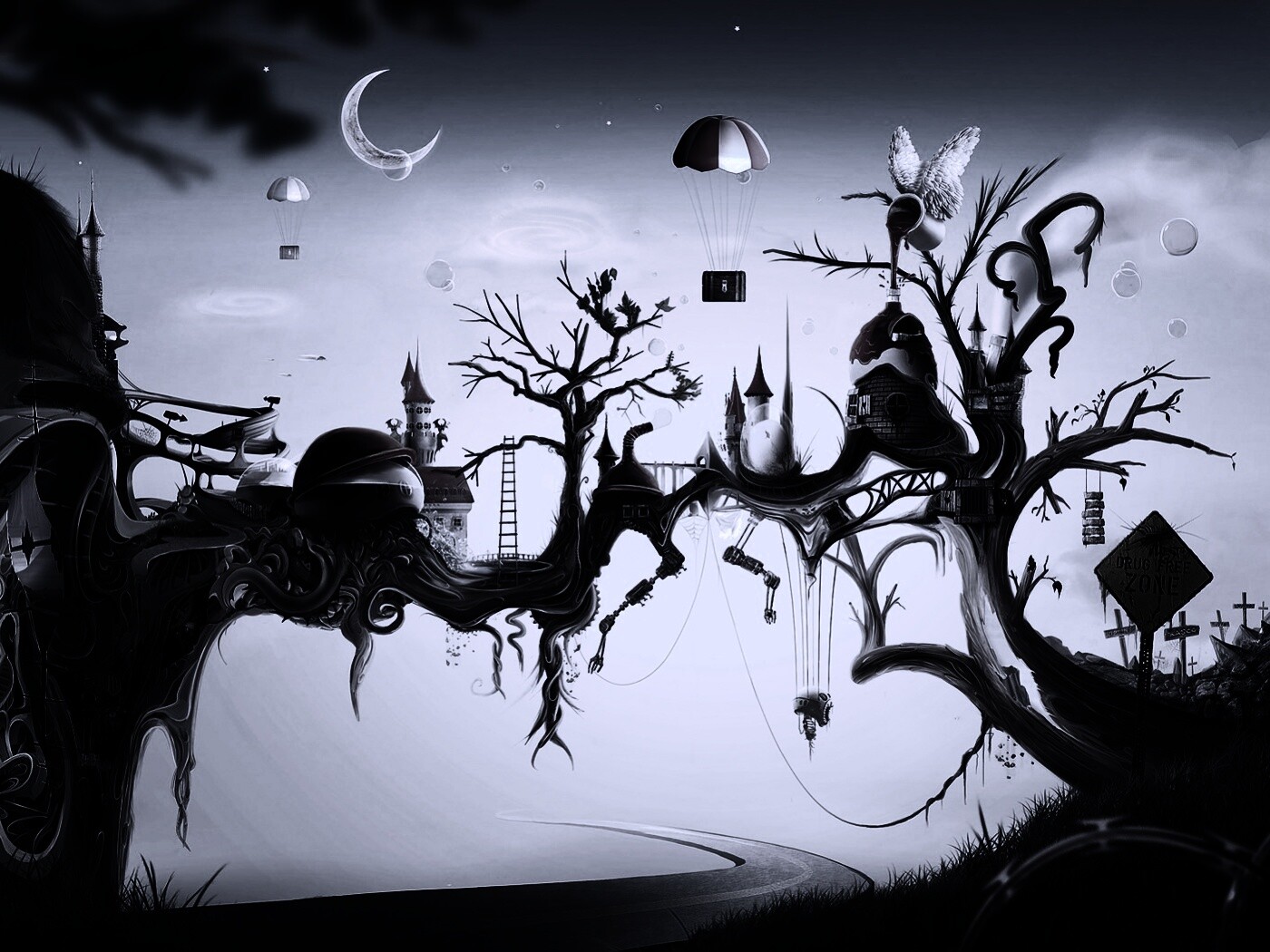 Свободная от наркотиков зона обои