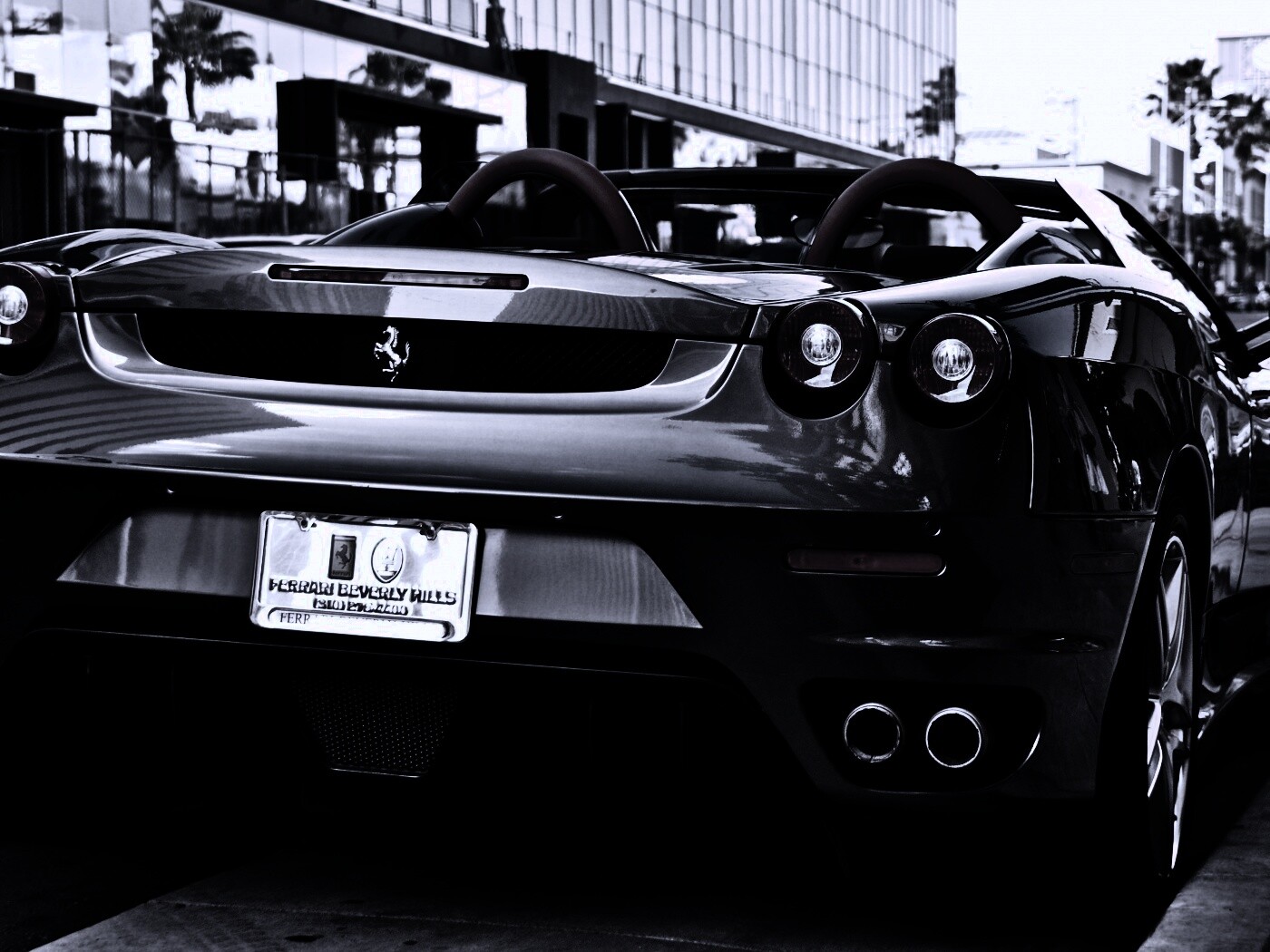 Феррари из Беверли Хиллс обои