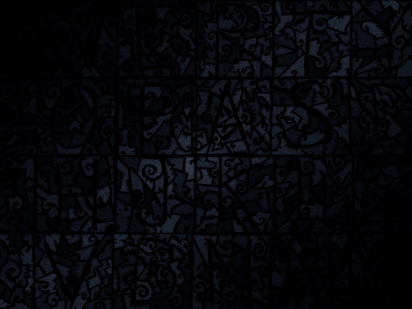 Витражные буквы обои