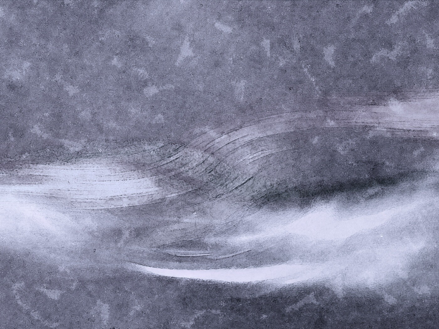 Радужные волны на нежно-фиолетовом фоне обои