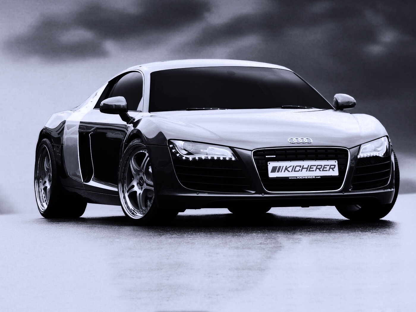 Ауди R8 металлик обои