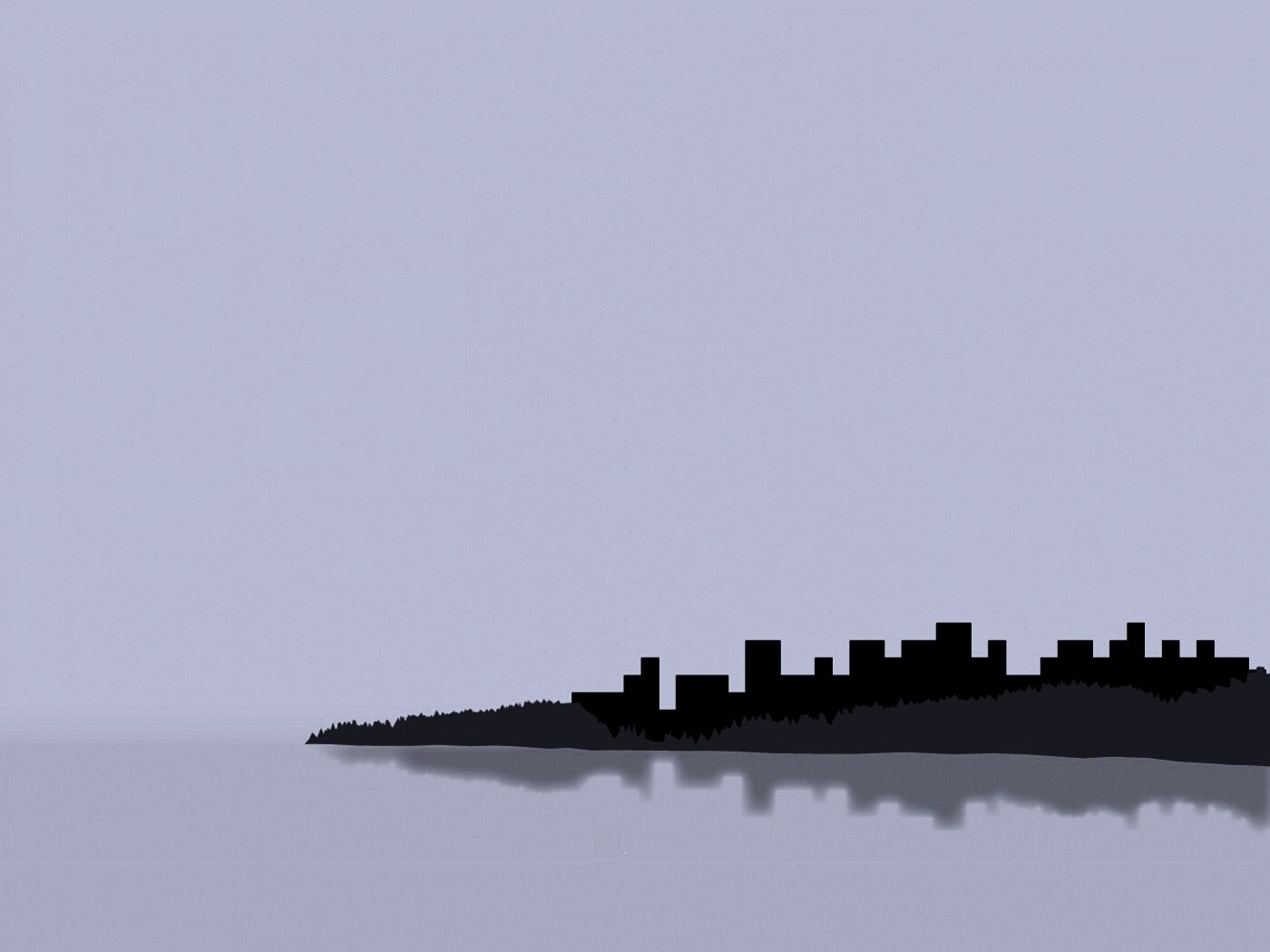 Векторный город обои