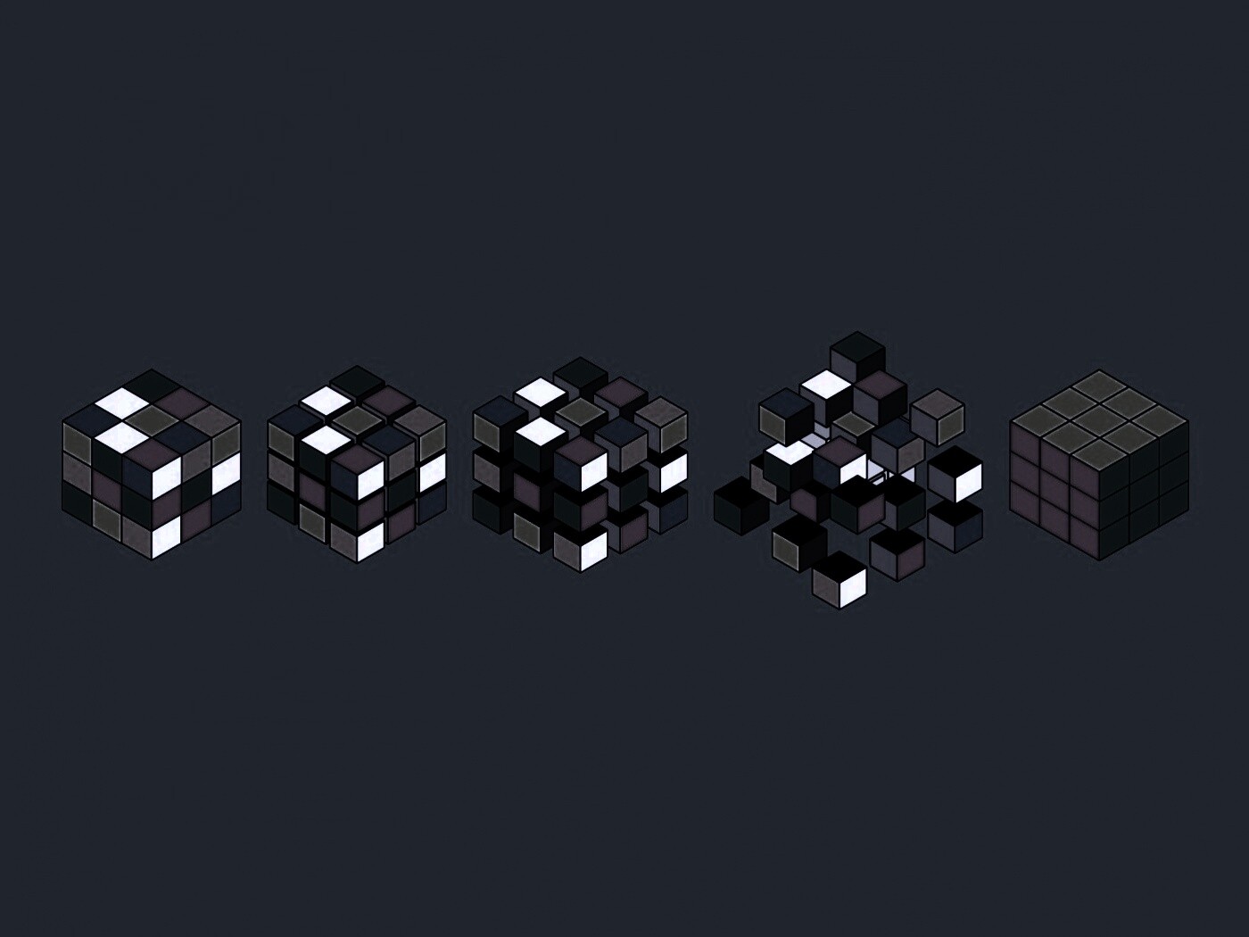 Как собрать кубик Рубика? обои