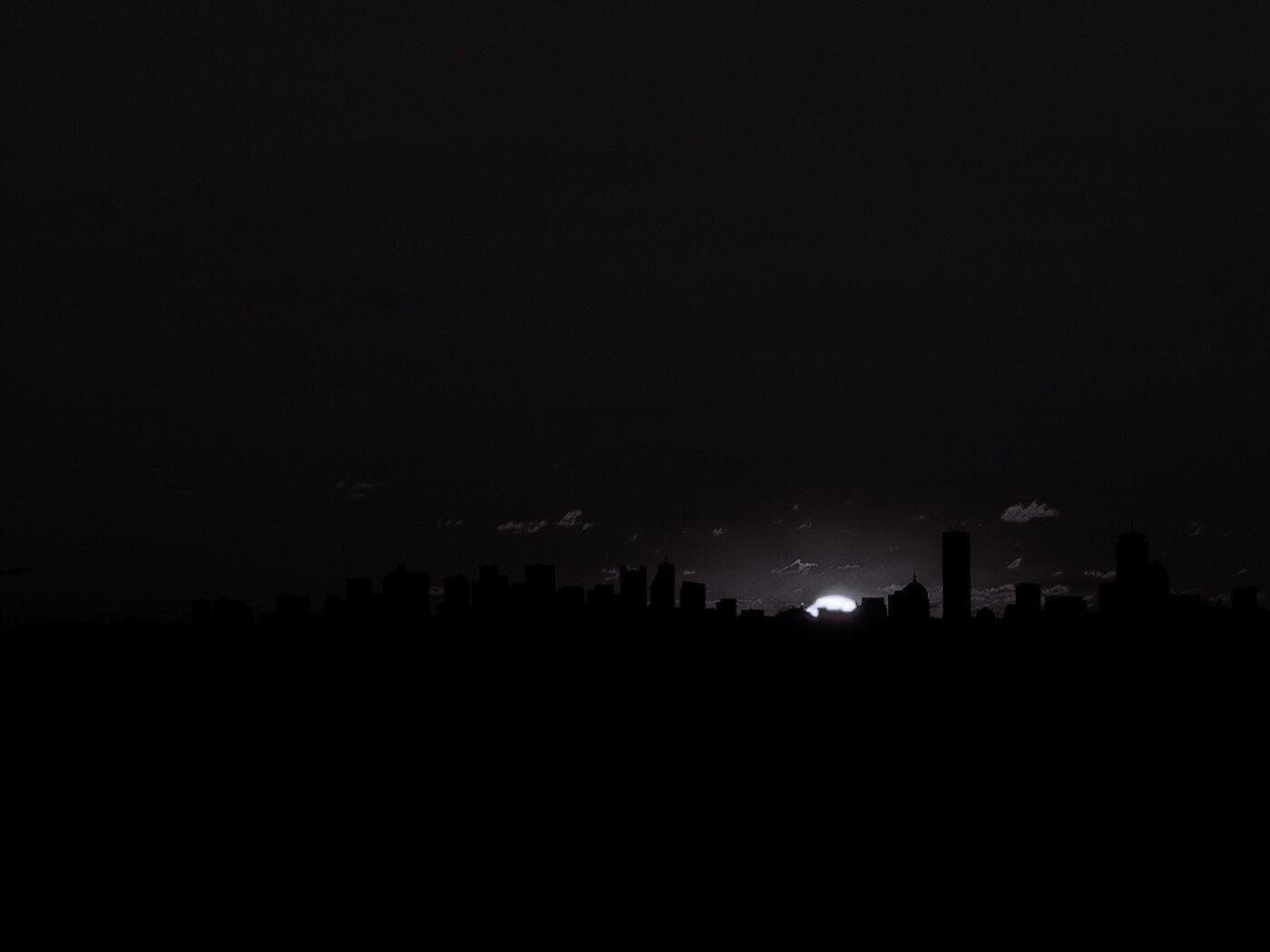 Бостонский закат обои