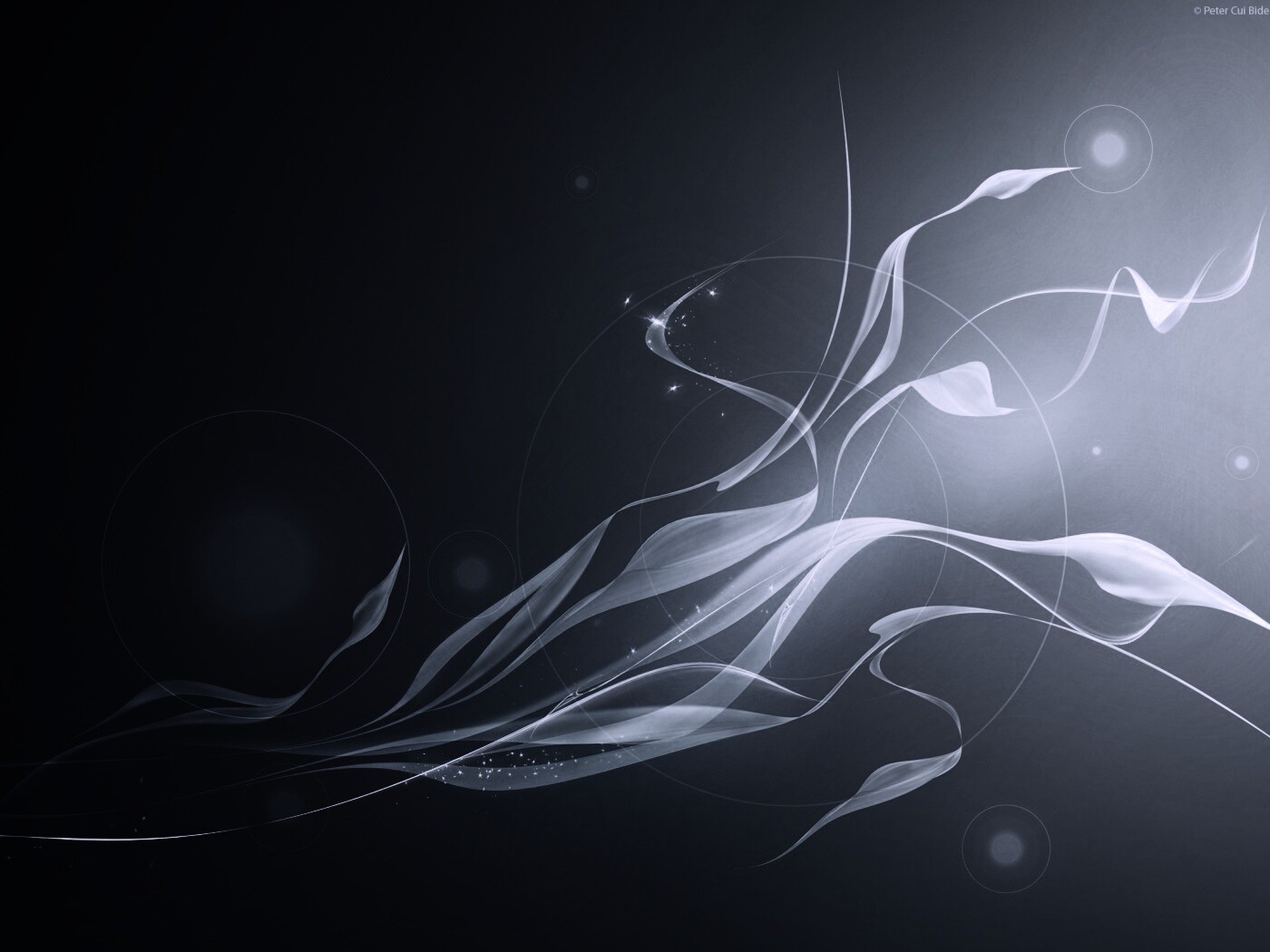 Лёгкая голубая абстракция обои