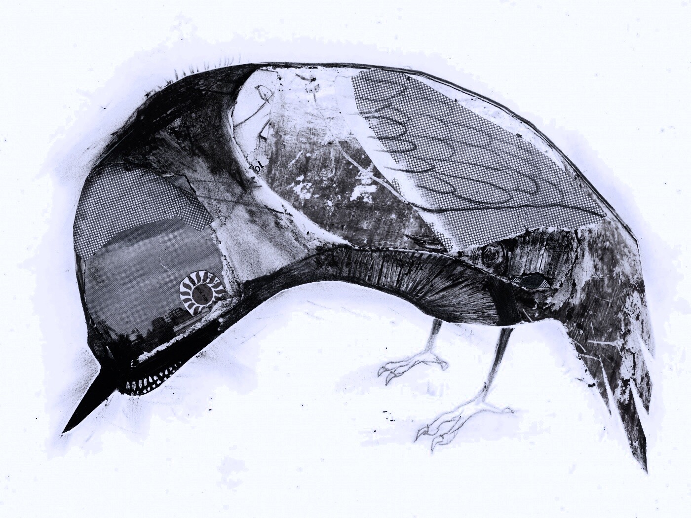 Аппликация Стефана Томпсона "Птица" обои