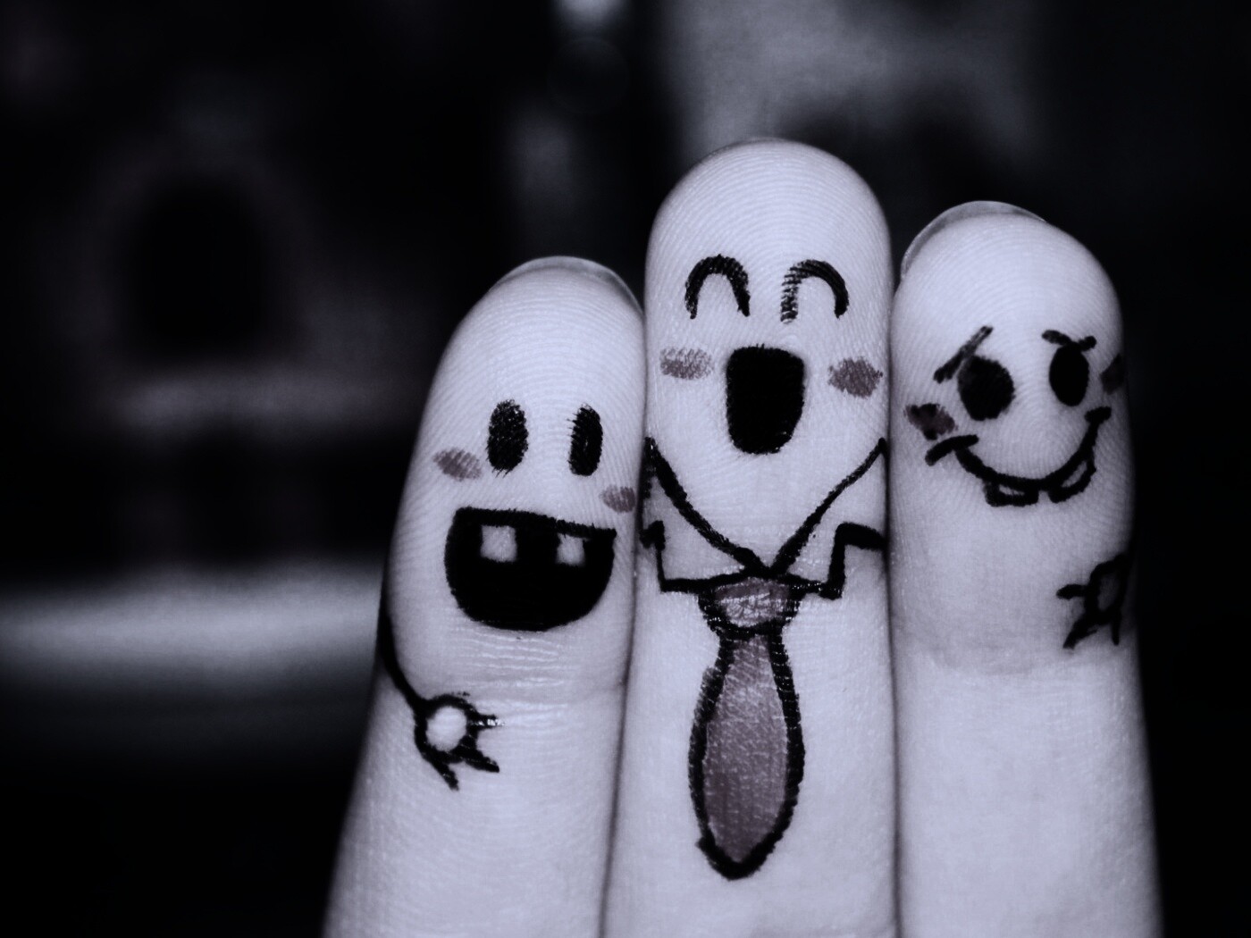 Пальцы-друзья обои