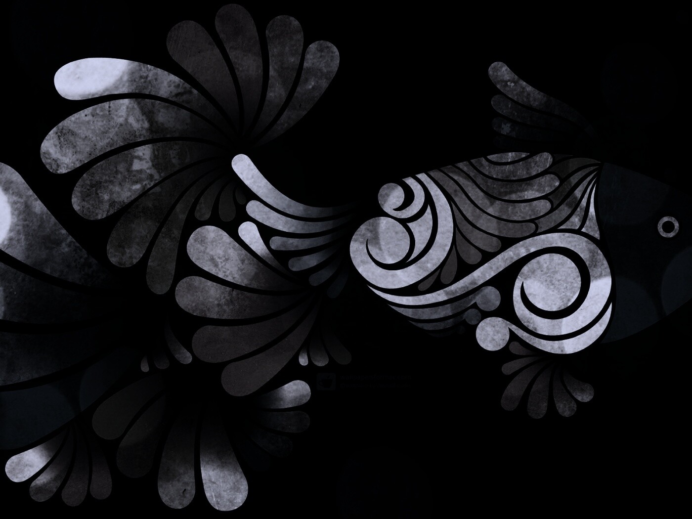 Узор «Рыбка» обои