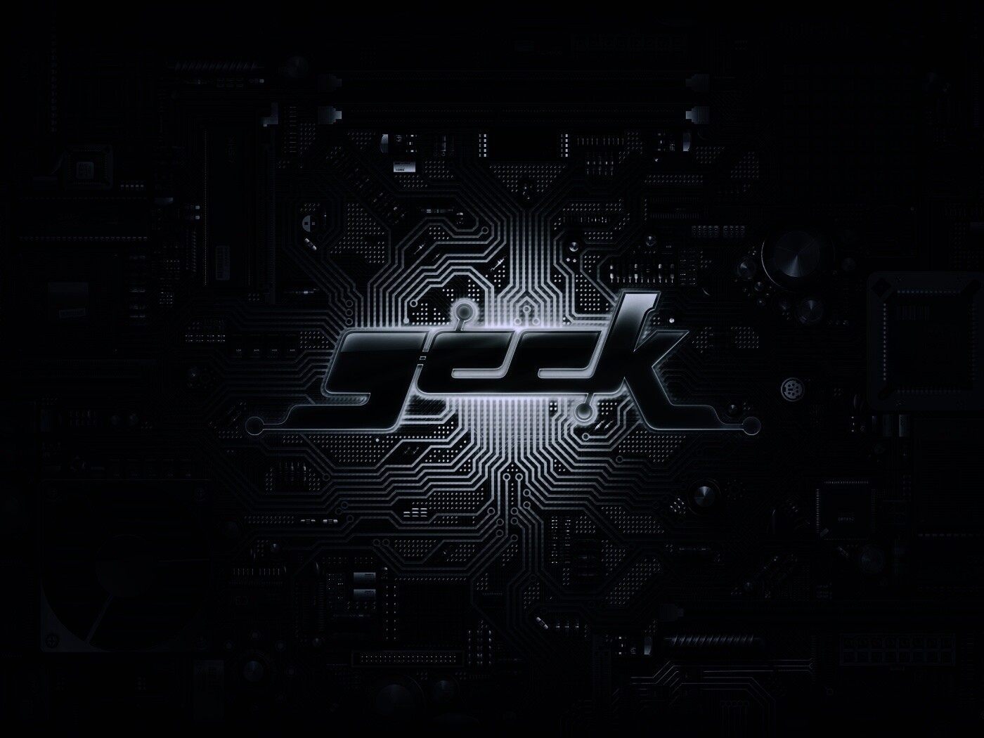 Печатная плата Geek обои