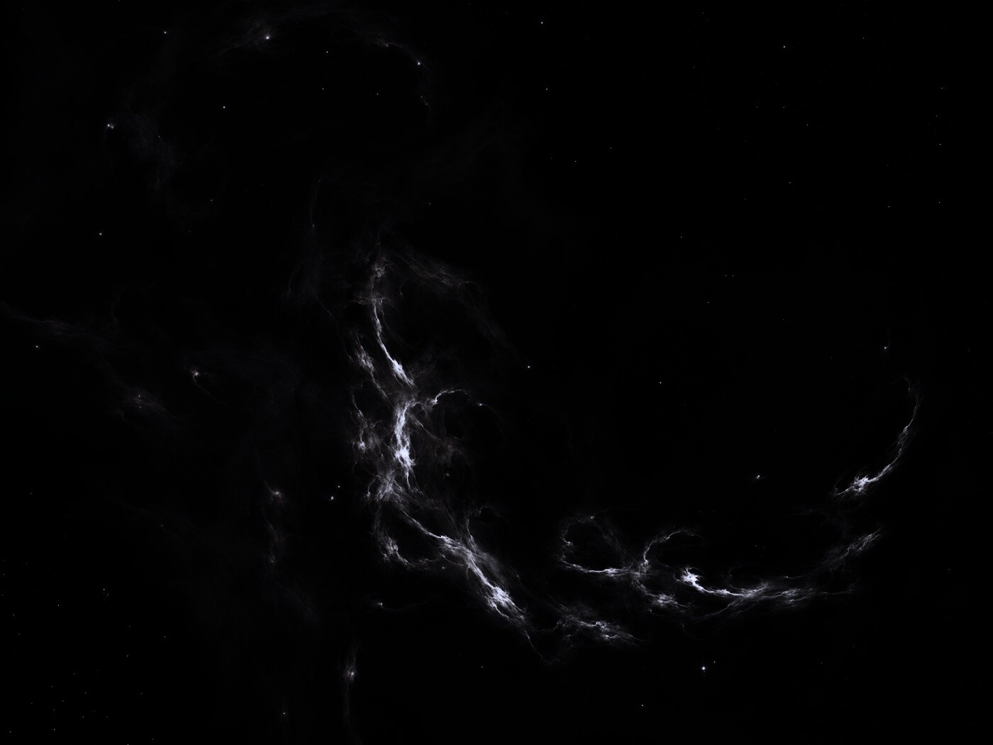 Яркая космическая туманность обои