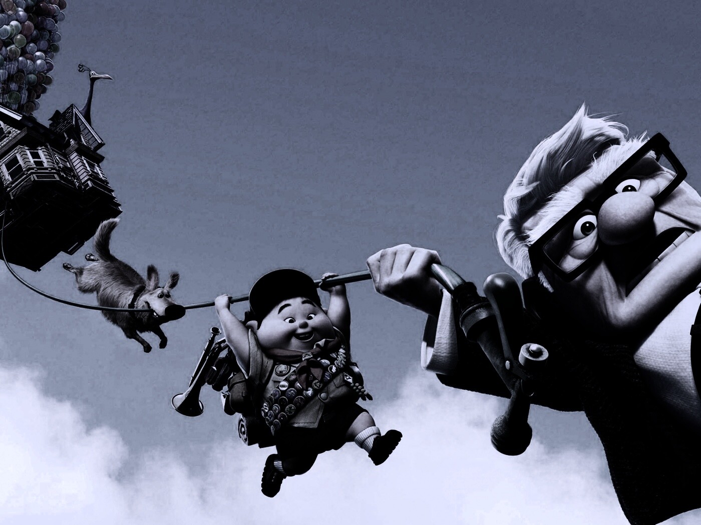 Персонажи мультфильма Up обои