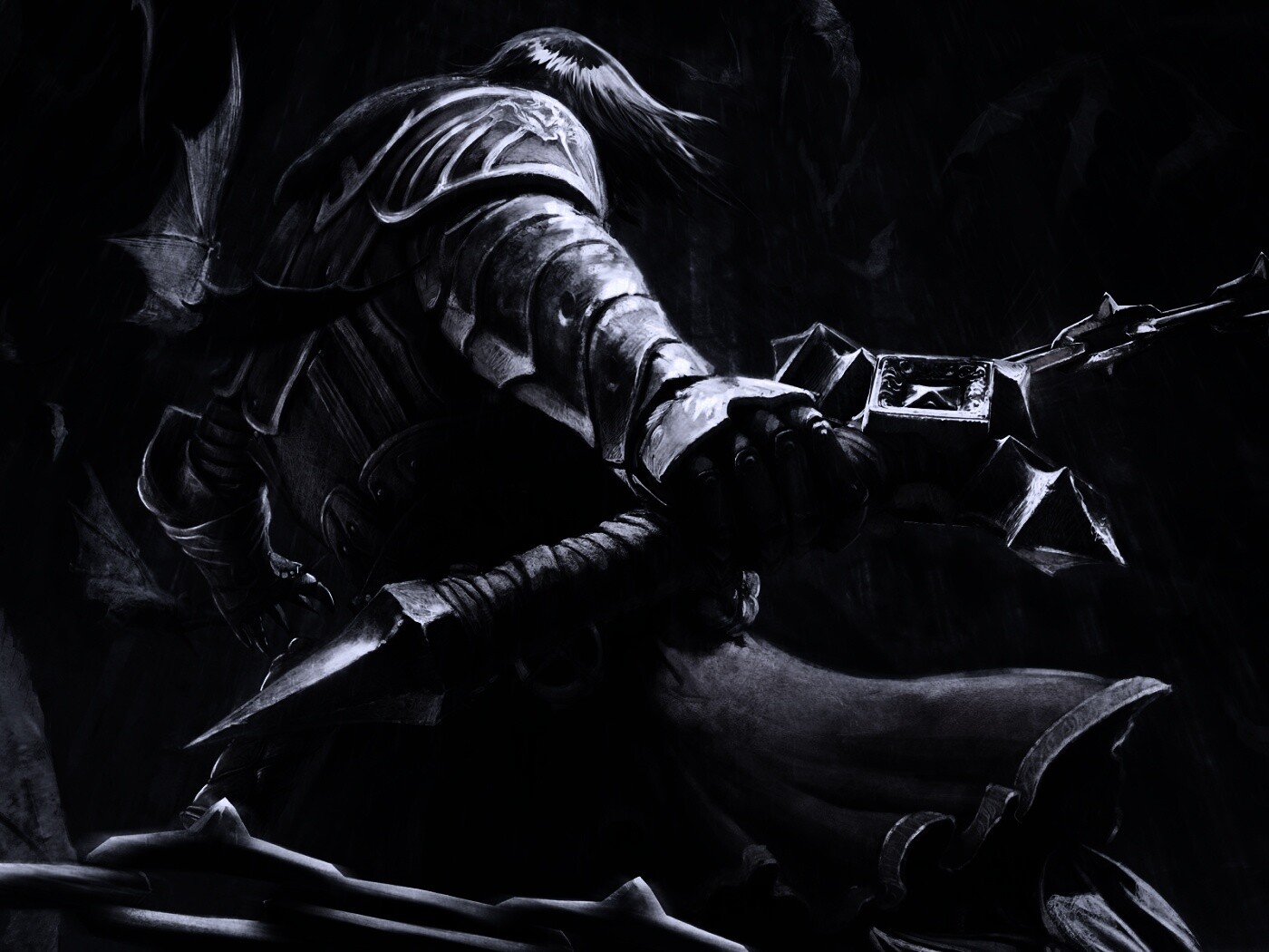 Воин с булавой обои