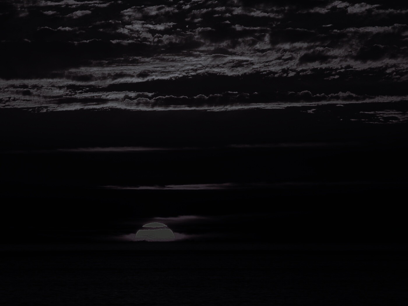 Закат в море обои