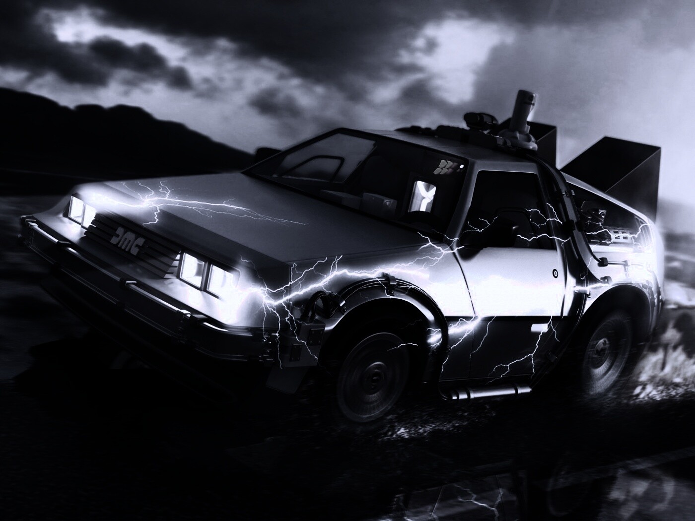 Машина времени обои