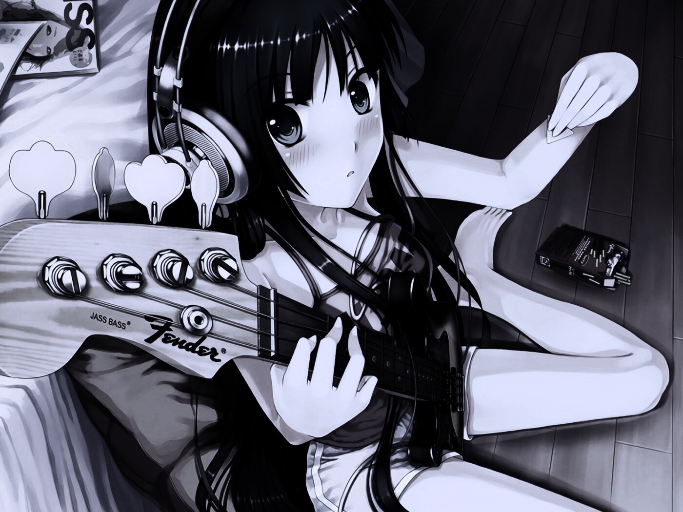 Лоли с гитарой обои