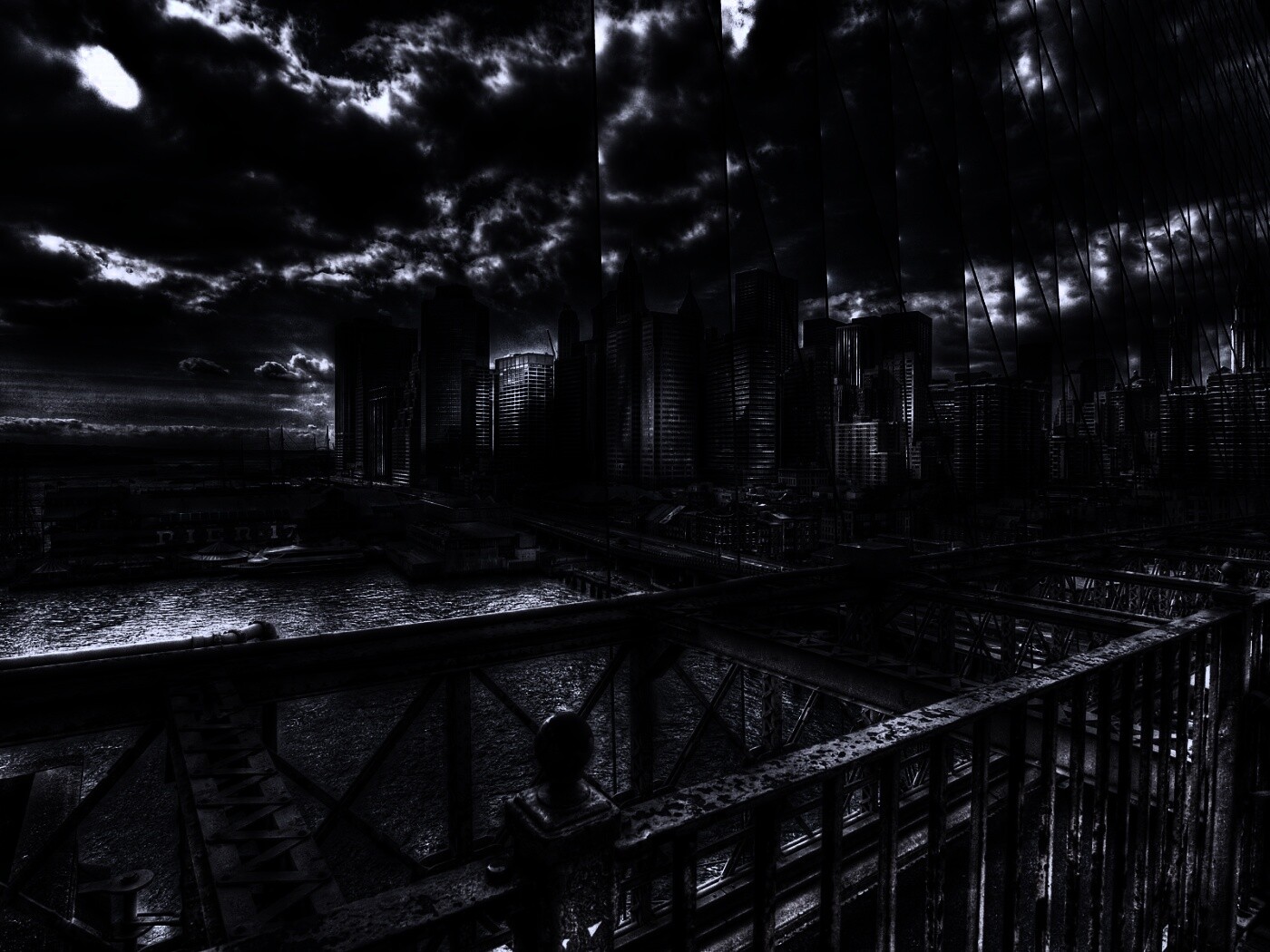 Вид с моста обои