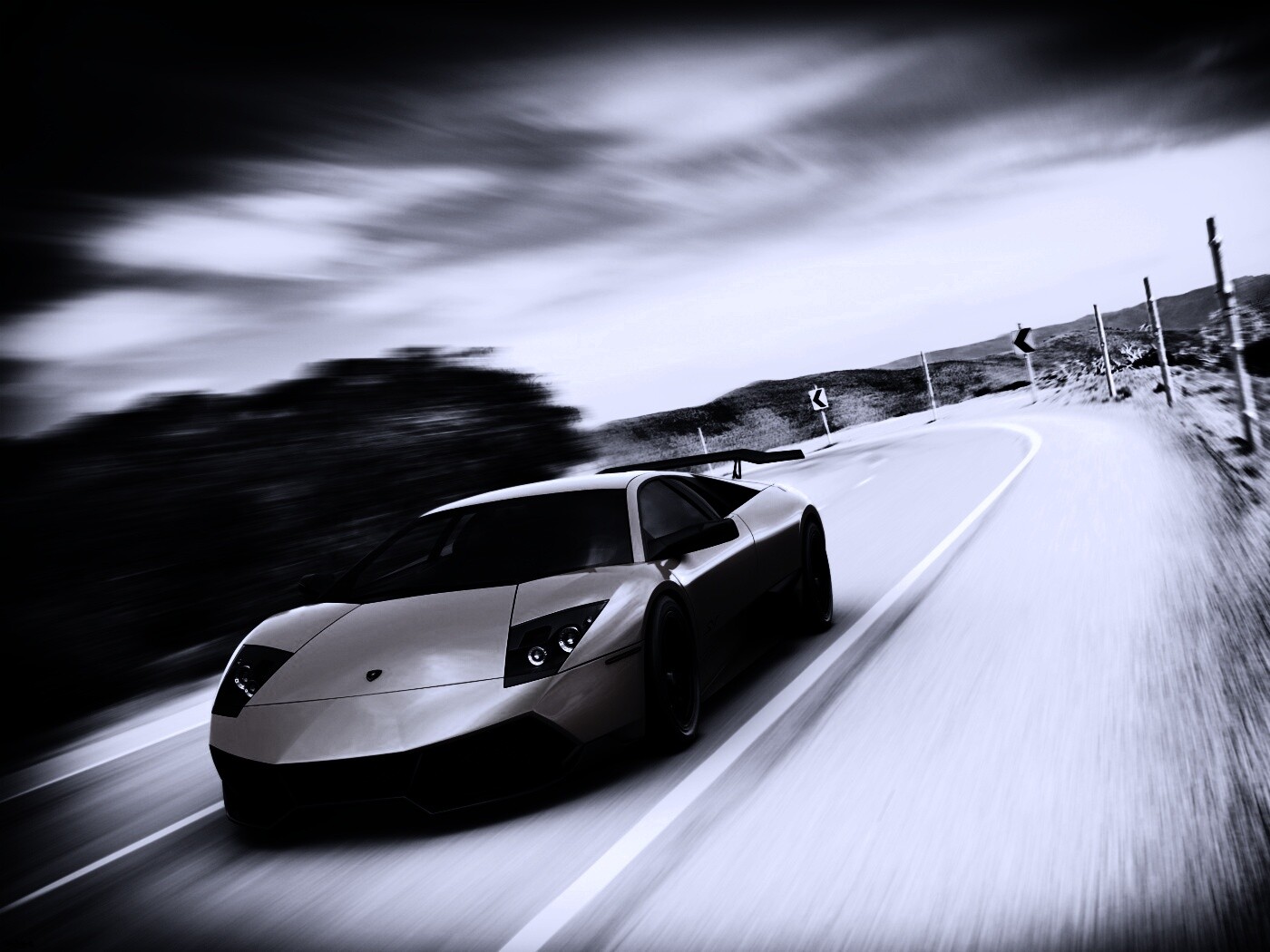 Желтая Ламборджини обои