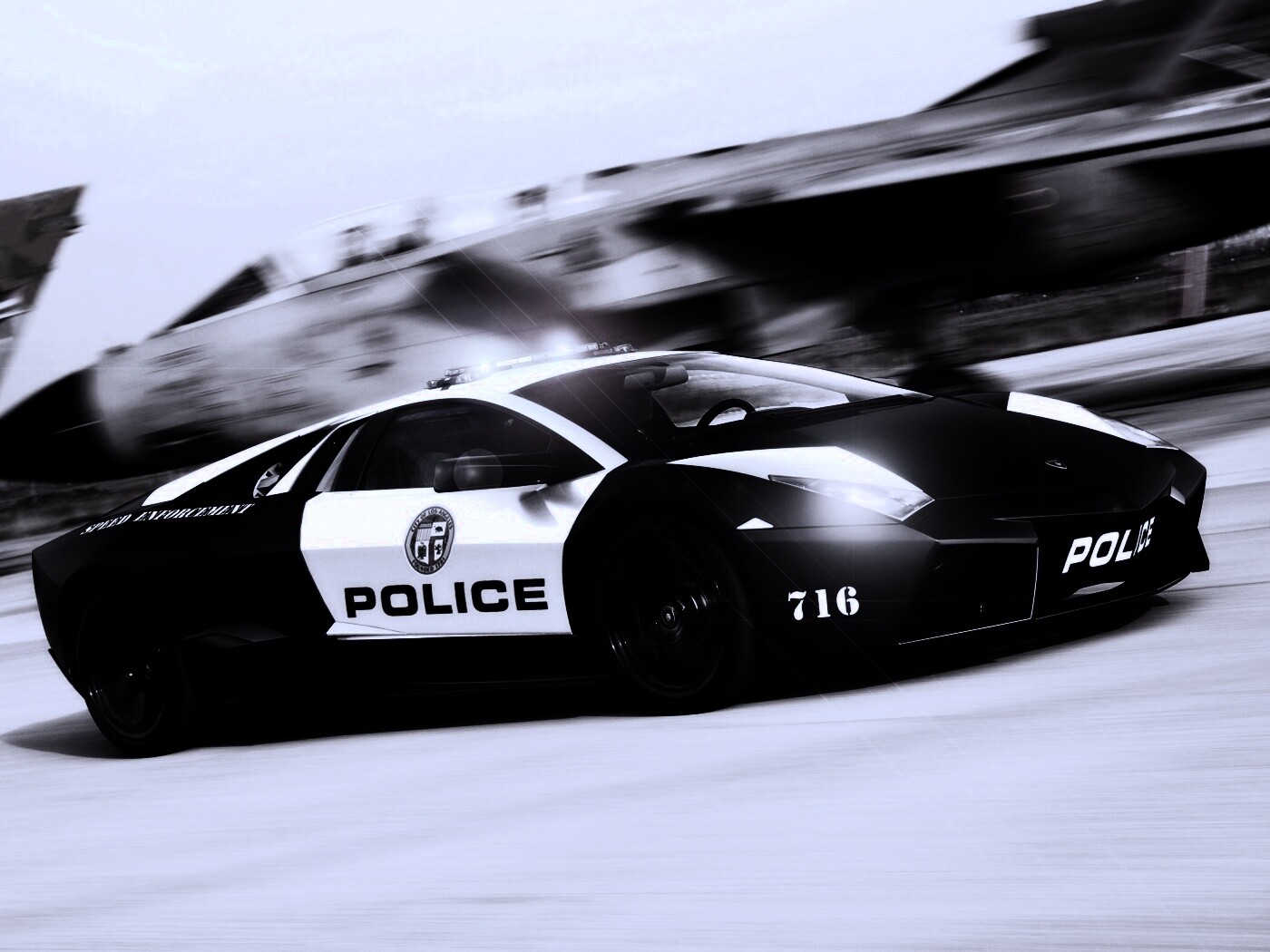 Полицейска Lamborghini из NFS обои