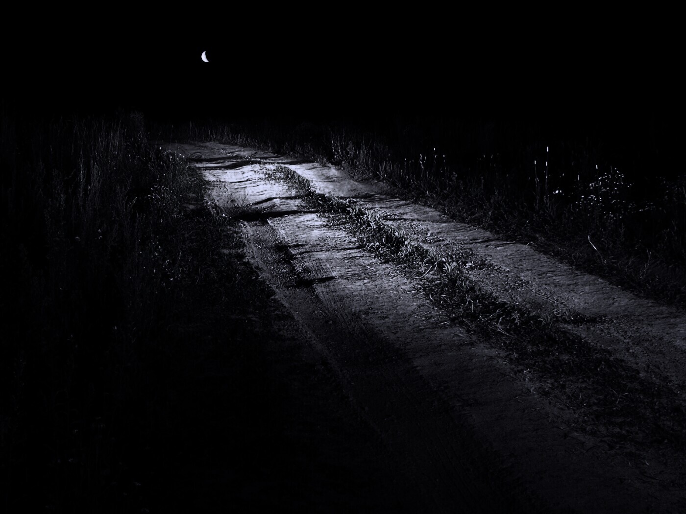 Ночная дорога обои