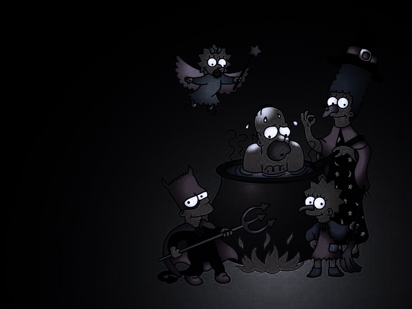 Шабаш Симпсонов обои