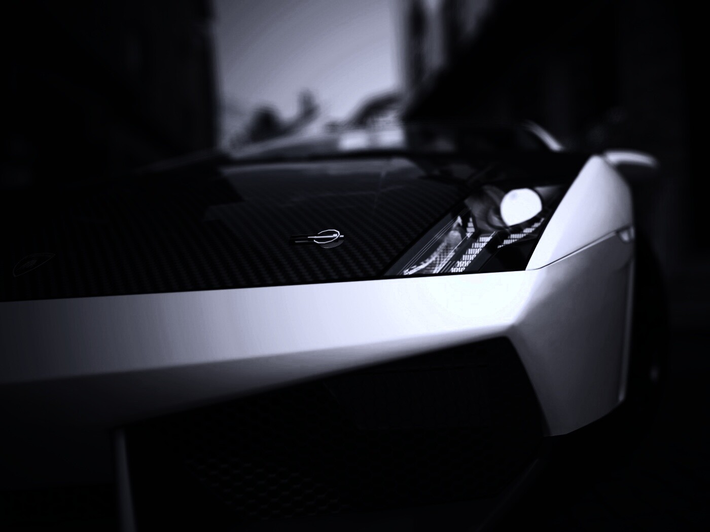 Lamborghini с карбоновым багажником обои