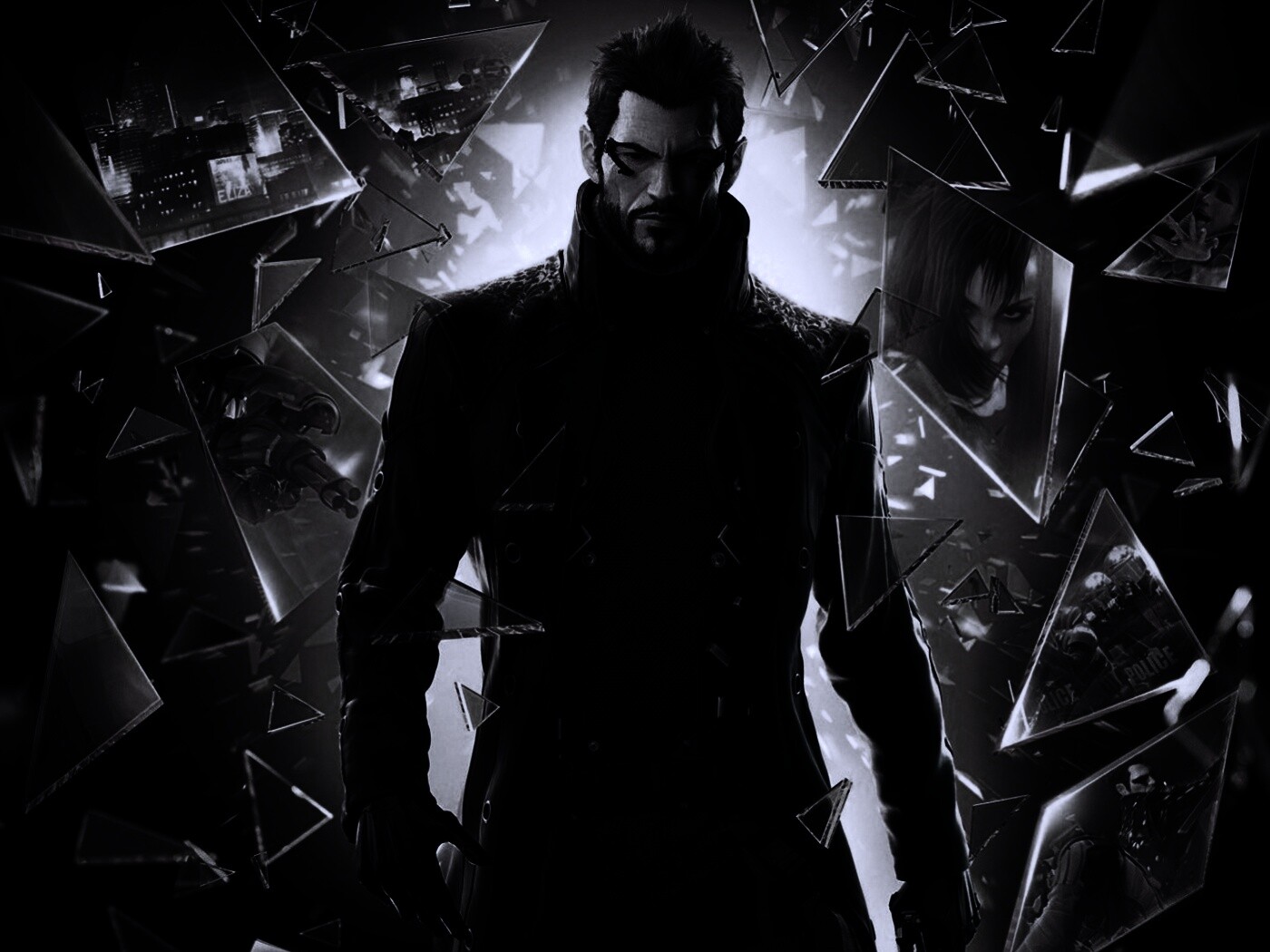 Адам Дженсен из Deus Ex : Human Revolution обои