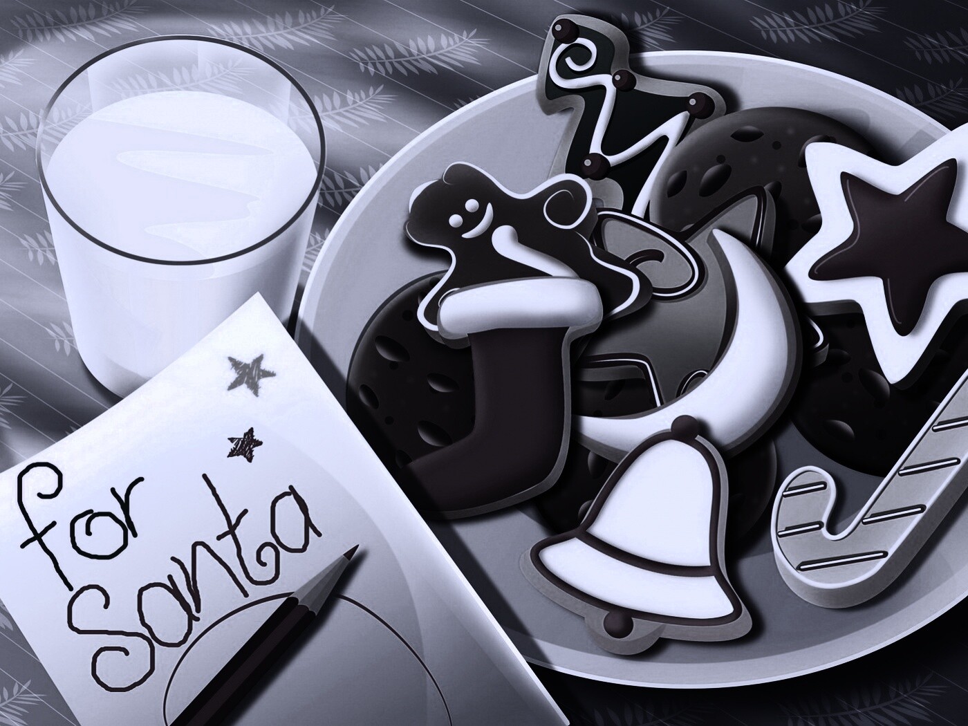 Сладости для санты обои