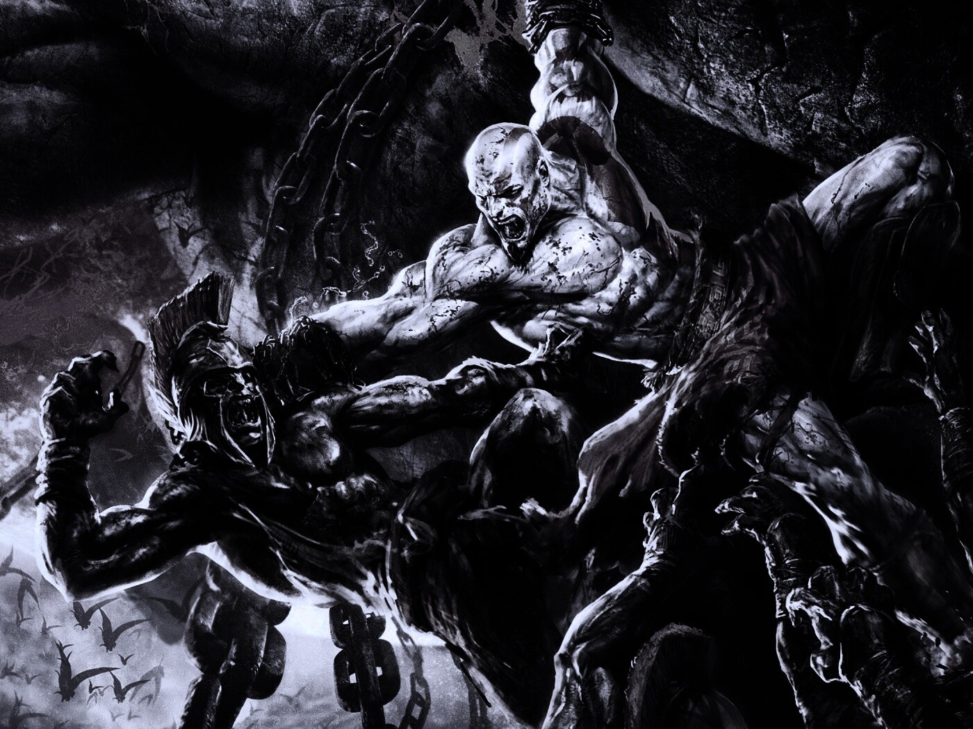 Бог войны обои