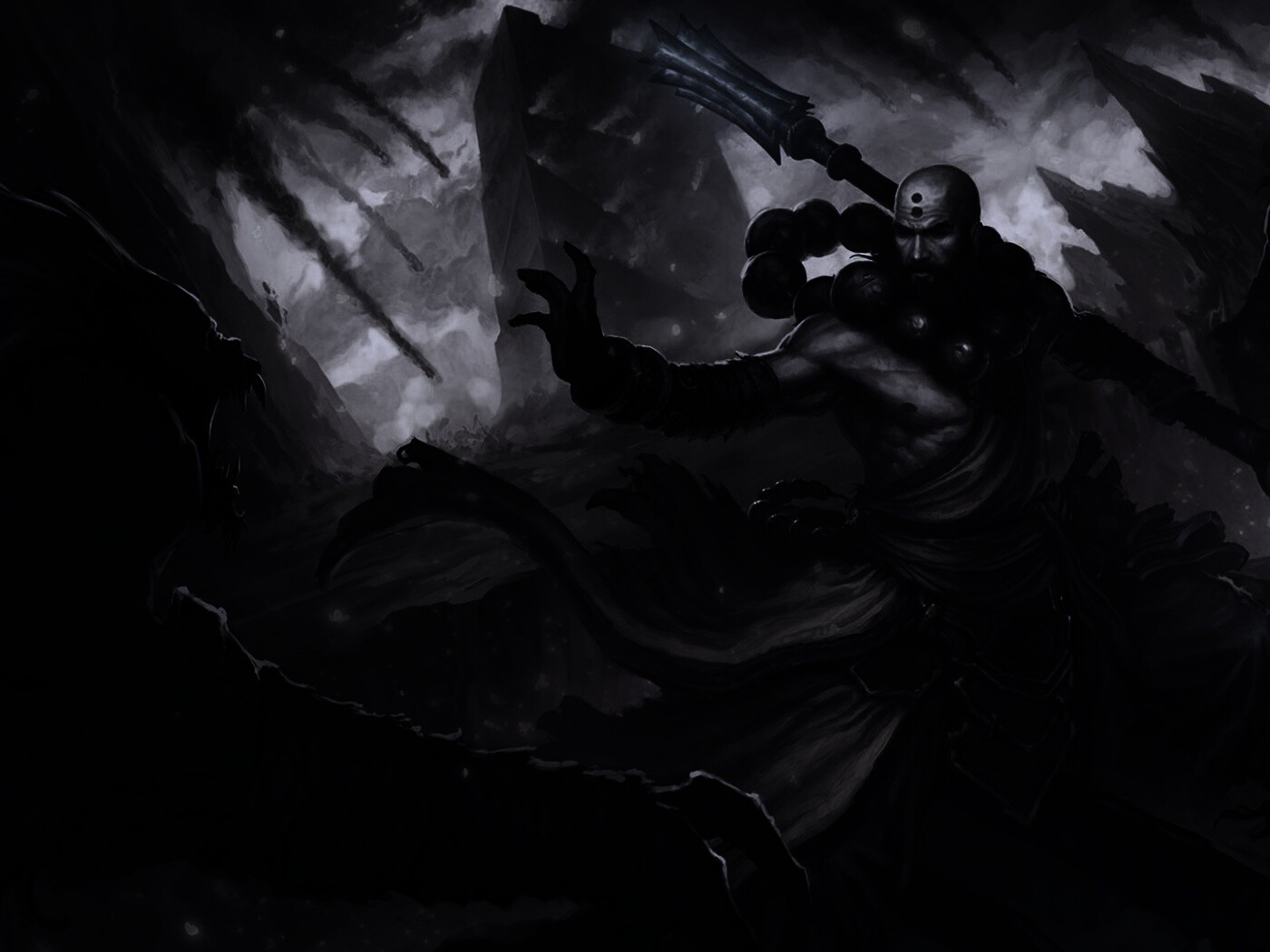 Монах из Diablo 3 обои