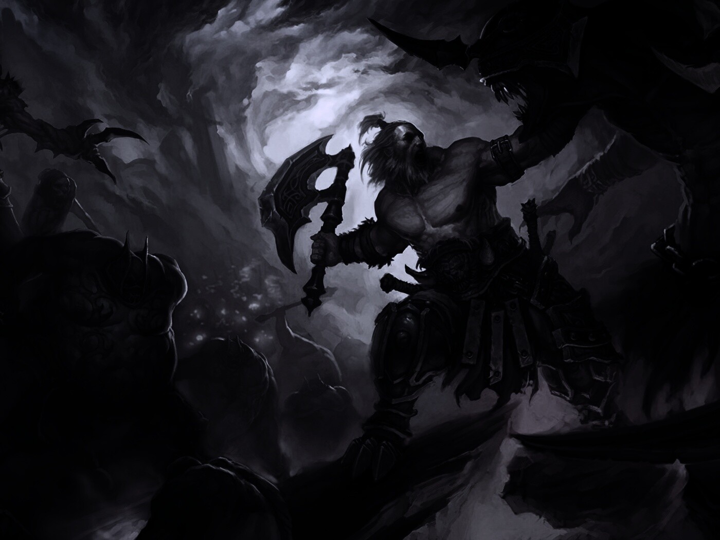 Варвар из Diablo 3 обои