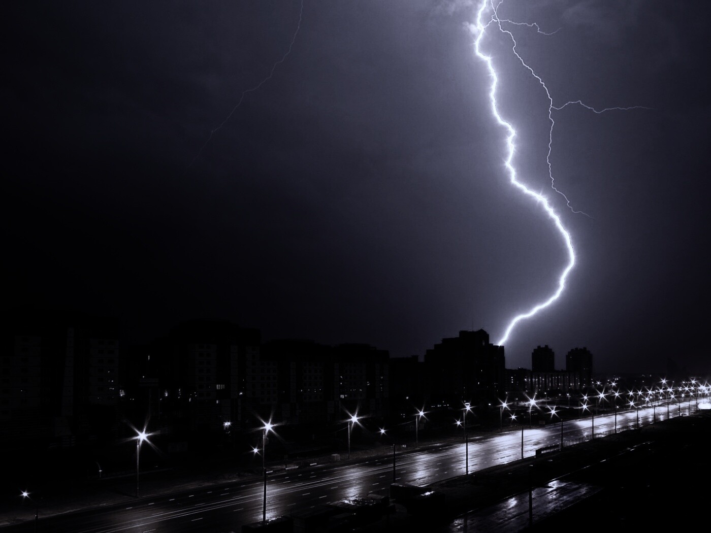 Молния обои