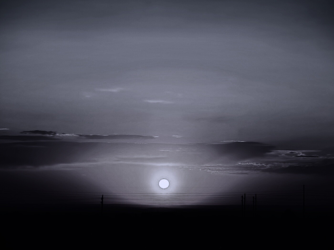 Сказочный закат обои