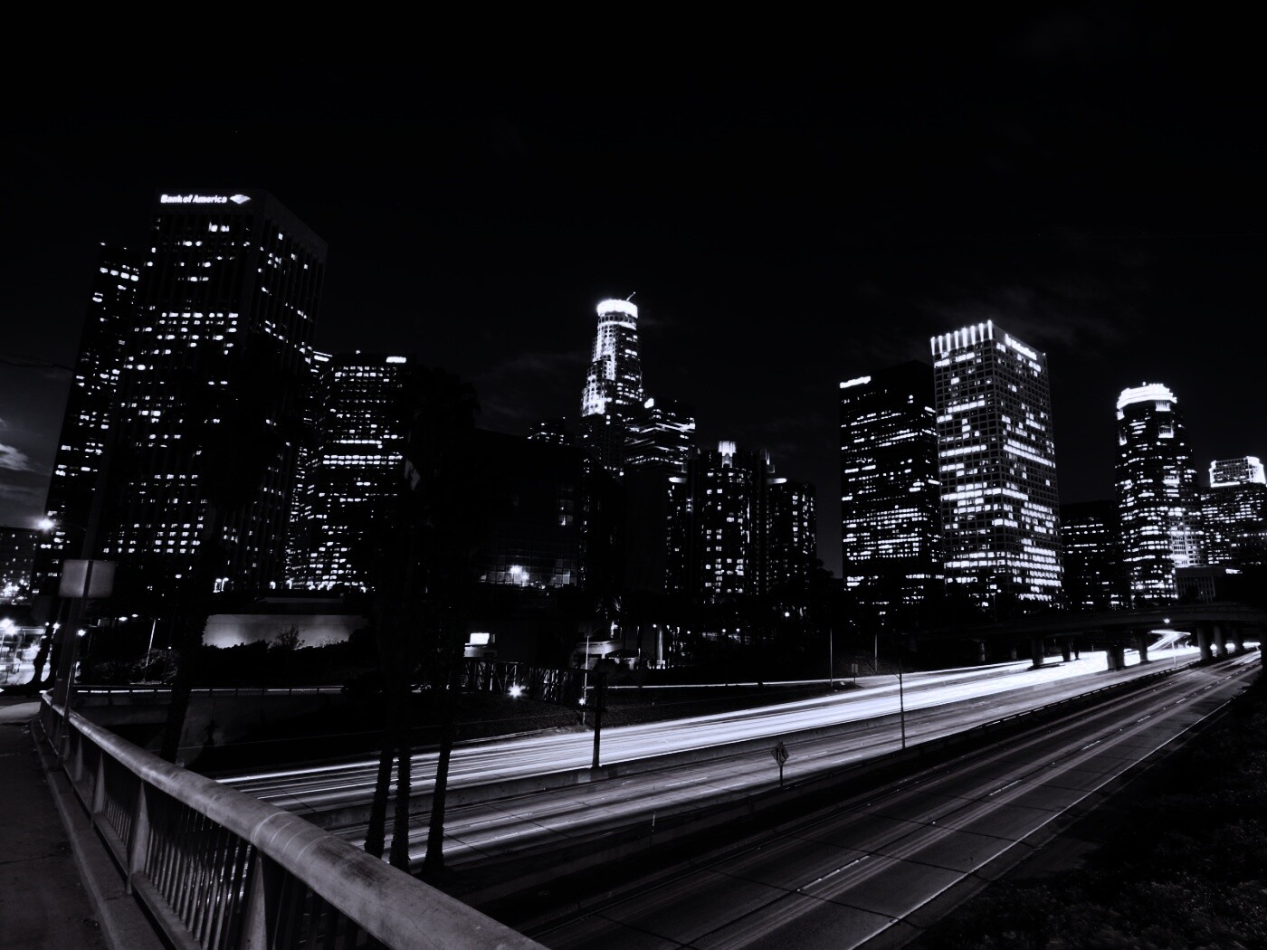 Ночной город обои