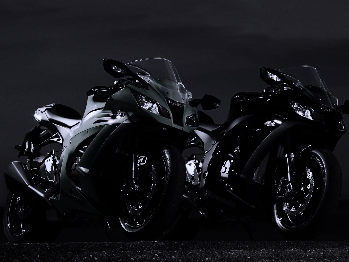 Два Кавасаки обои