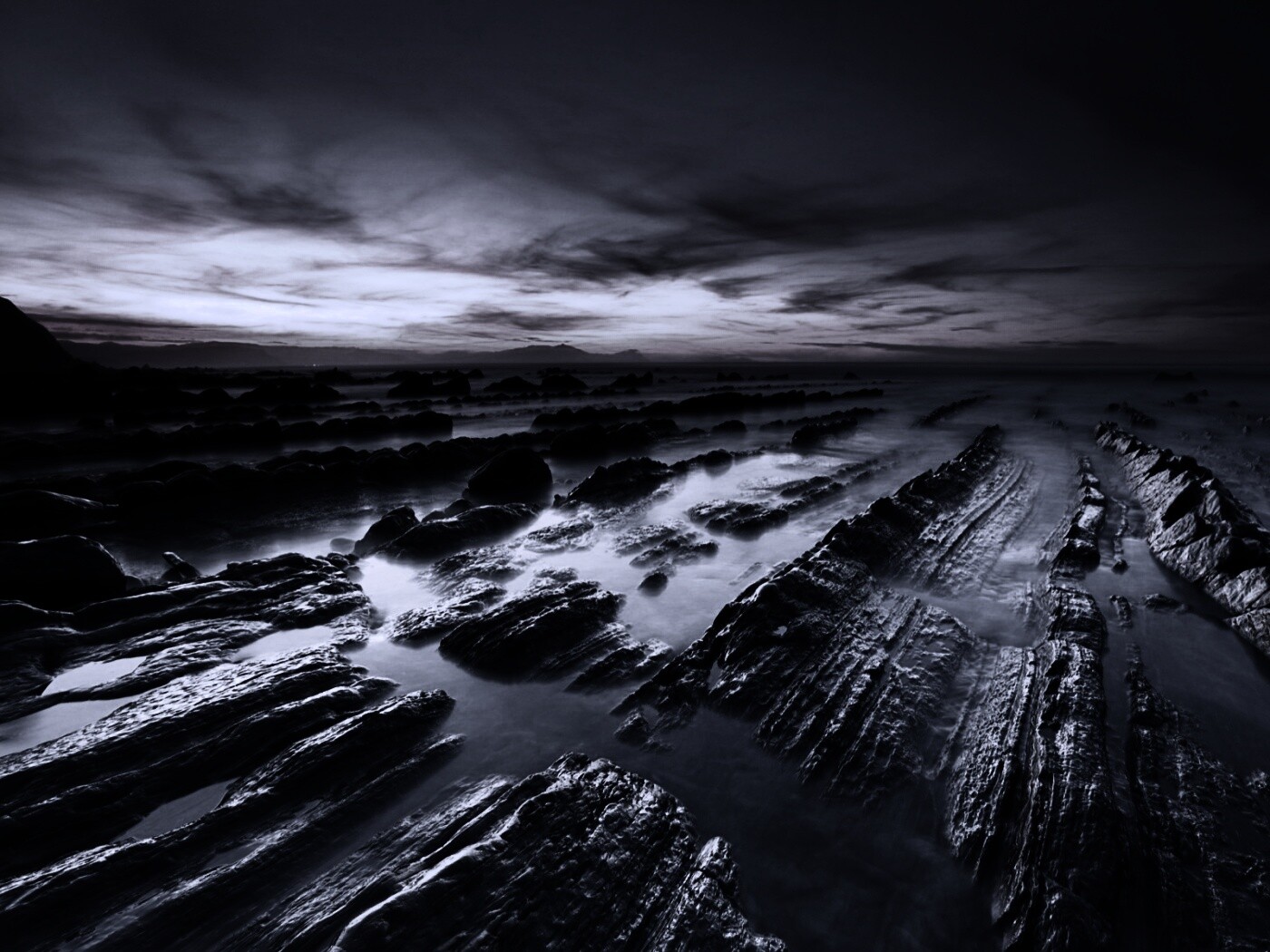 Рифы в тумане обои