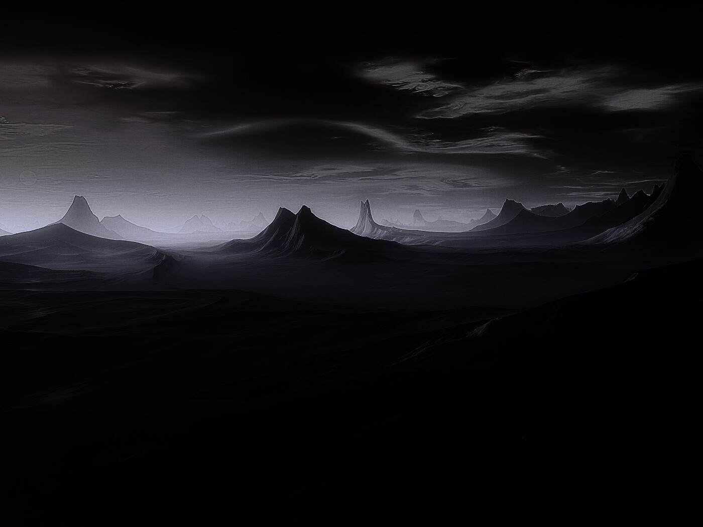 Инопланетный ландшафт обои