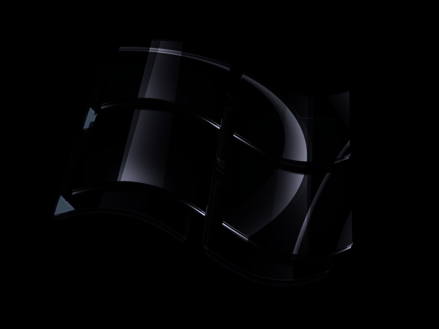 Стеклянный логотип Windows обои