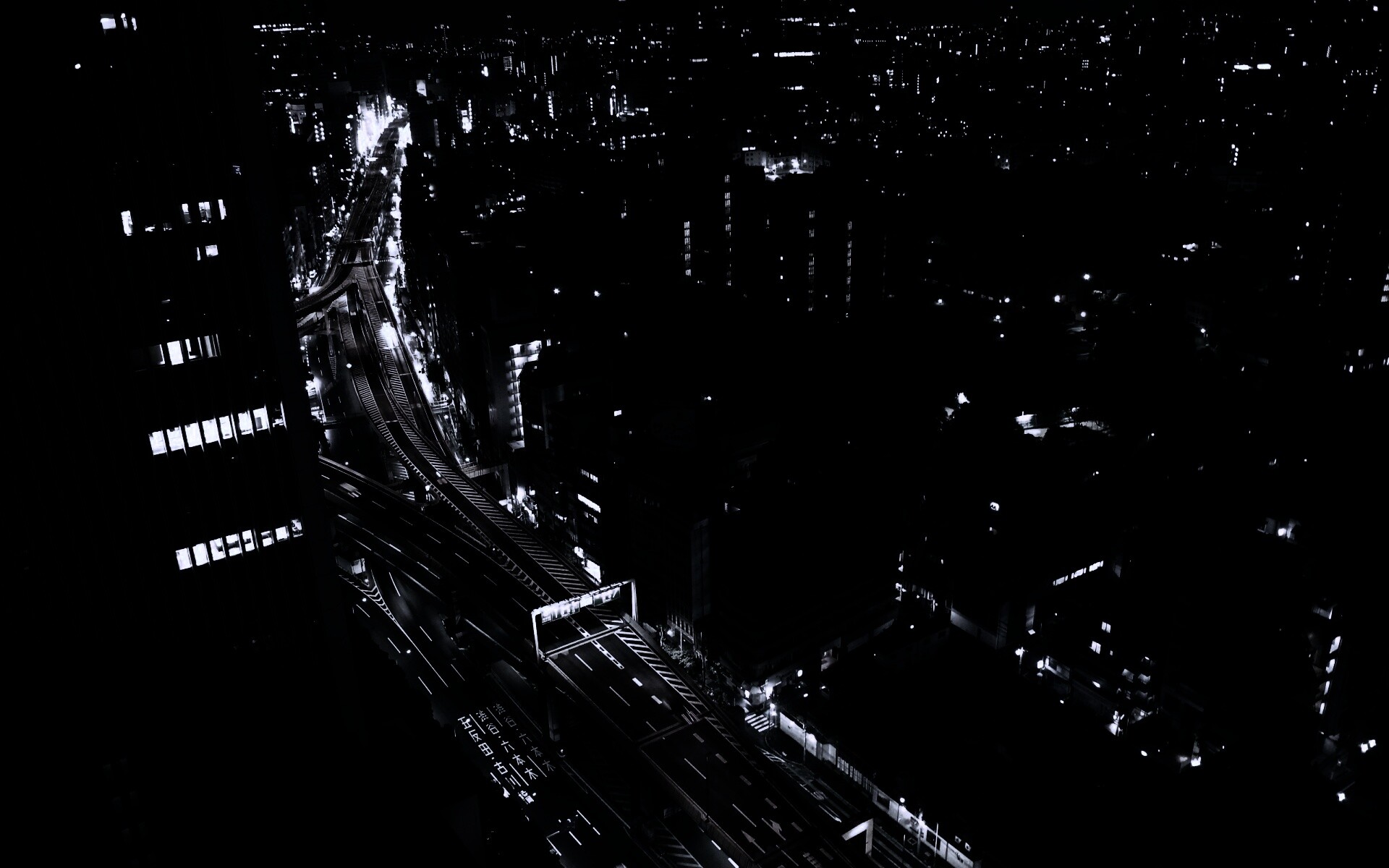 Вид на автостраду обои