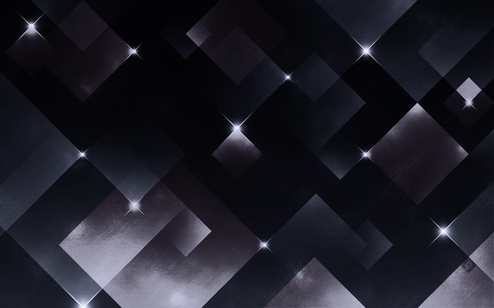 Красные и синие ромбы обои