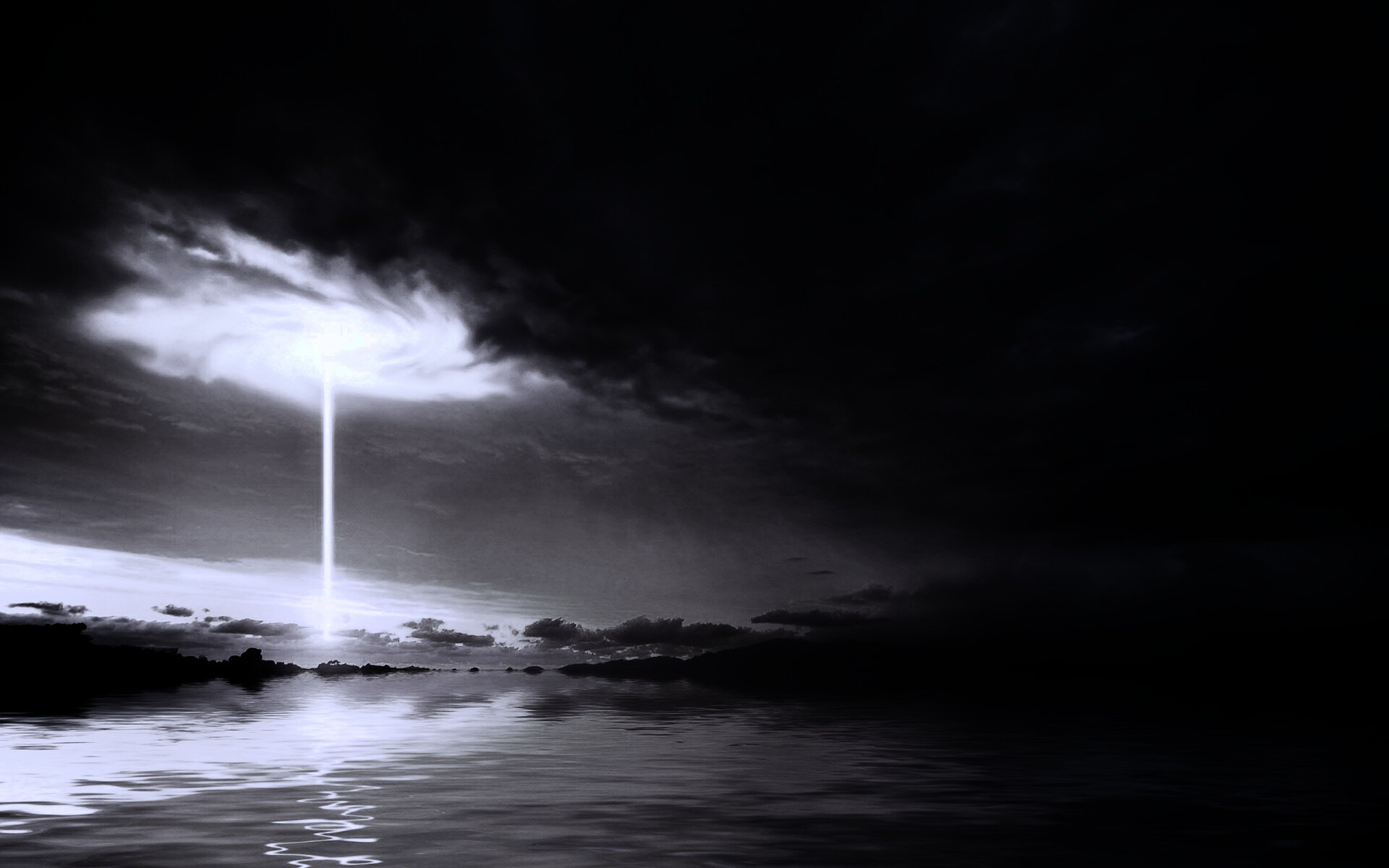 Луч с неба обои