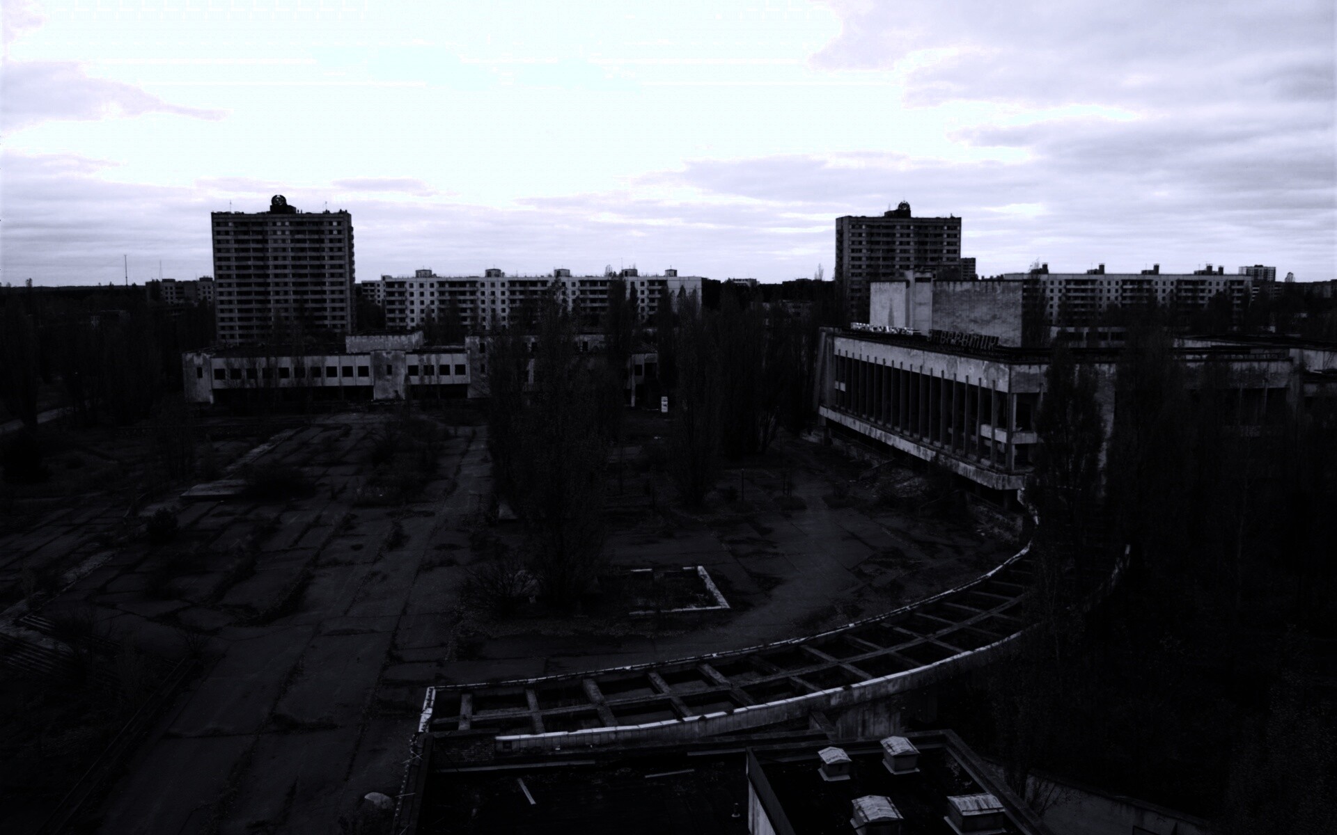 Площадь в Припяти обои