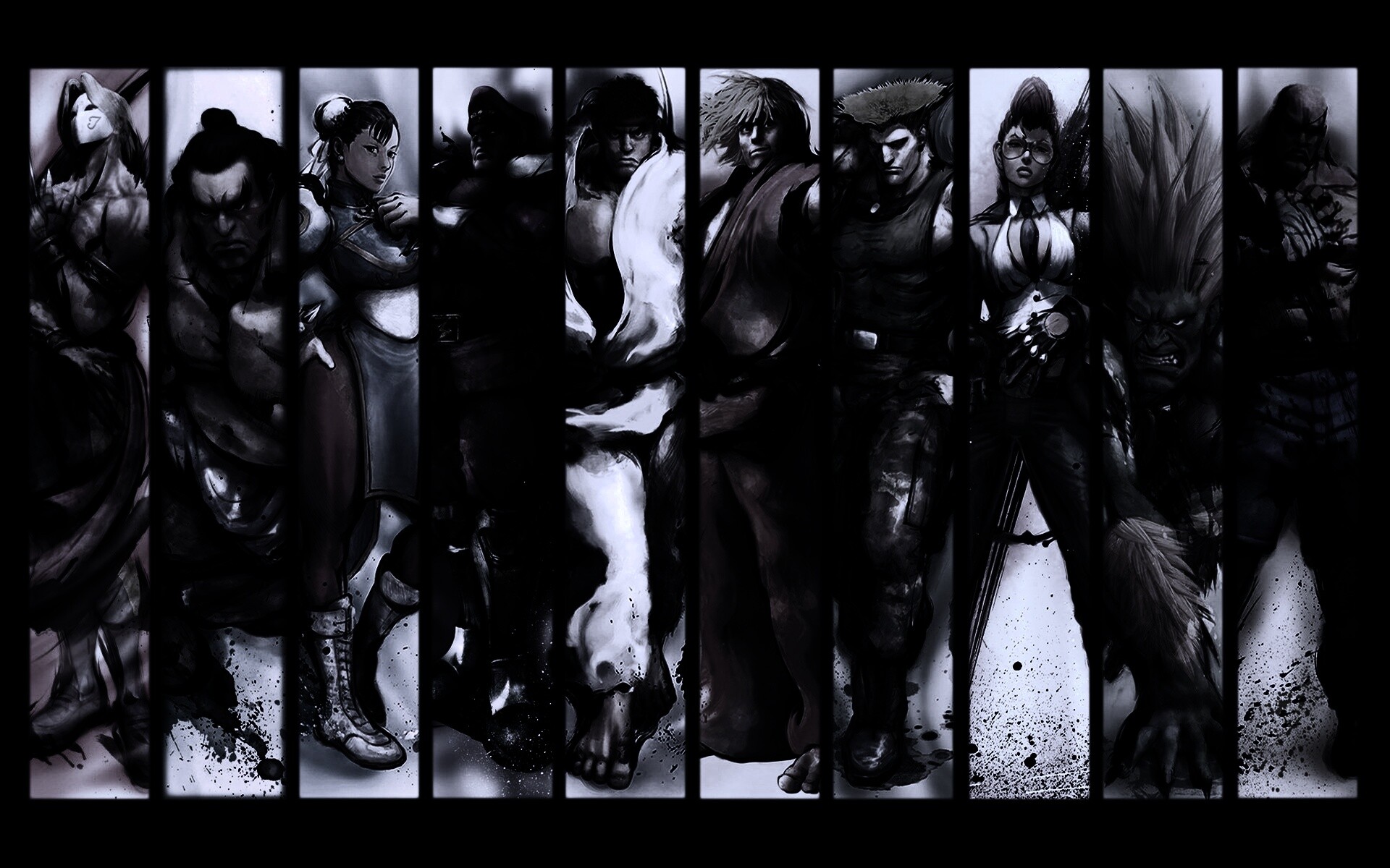 Герои игры Street FIghter обои