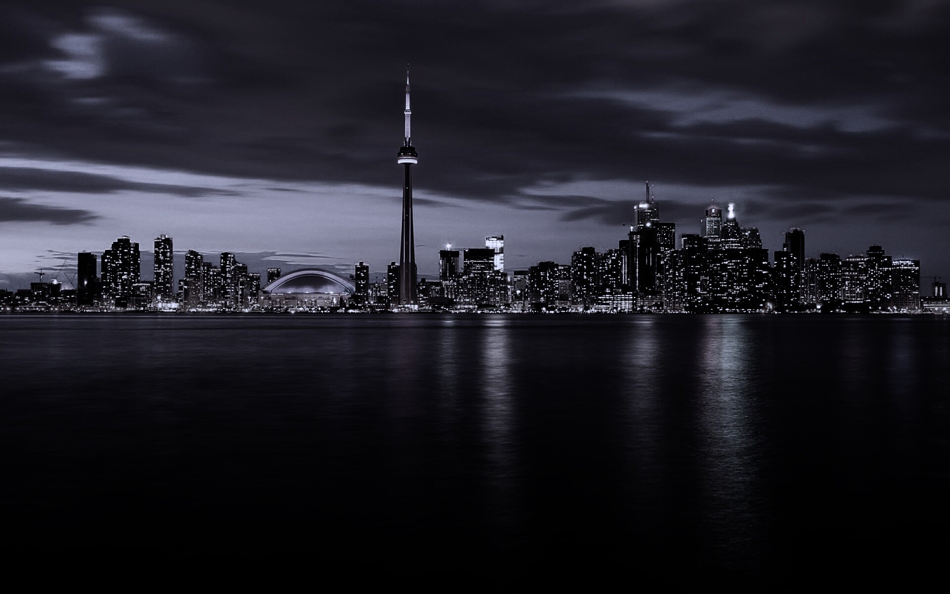 Ночной Торонто обои