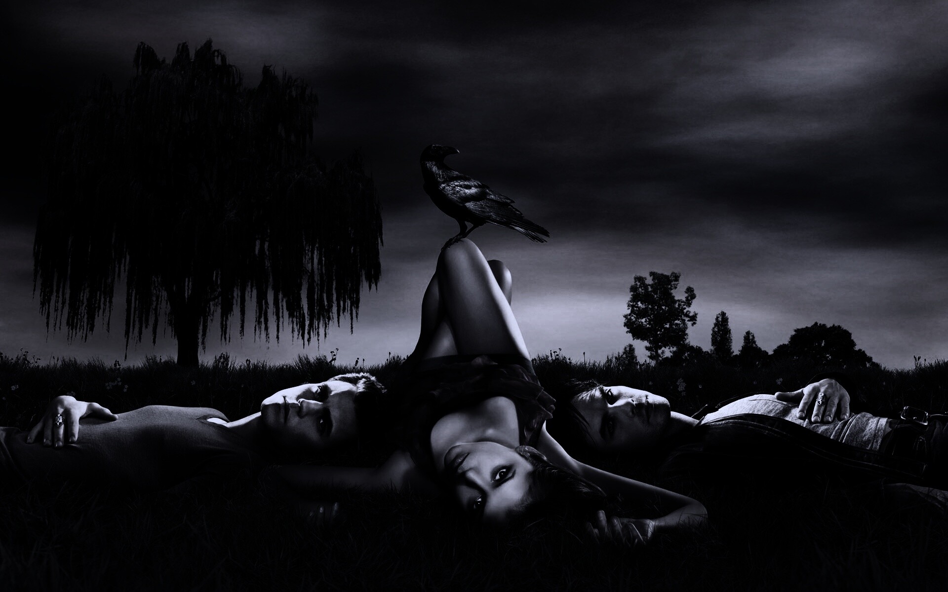 Герои сериала Дневники Вампира обои