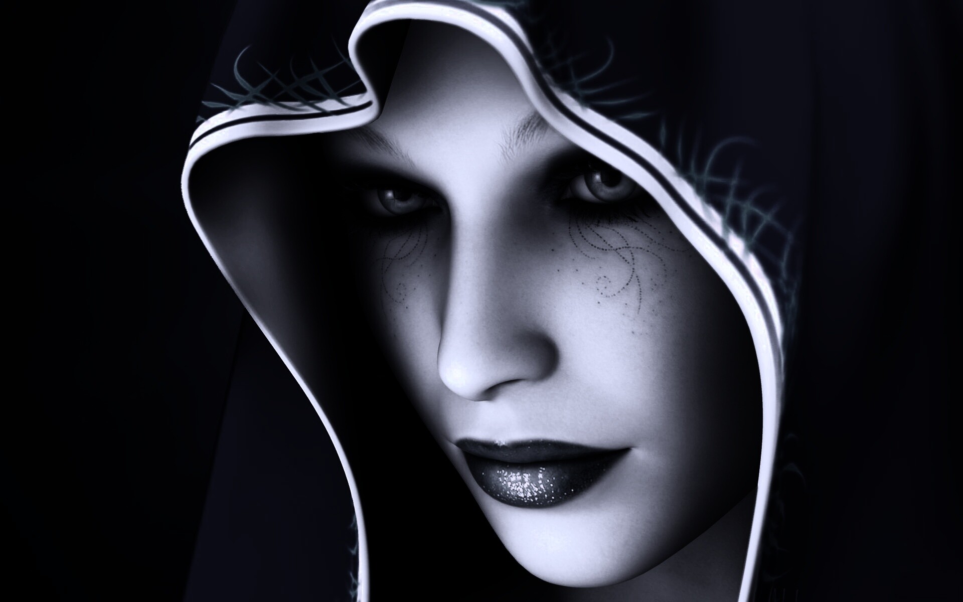 Магичка в капюшоне обои