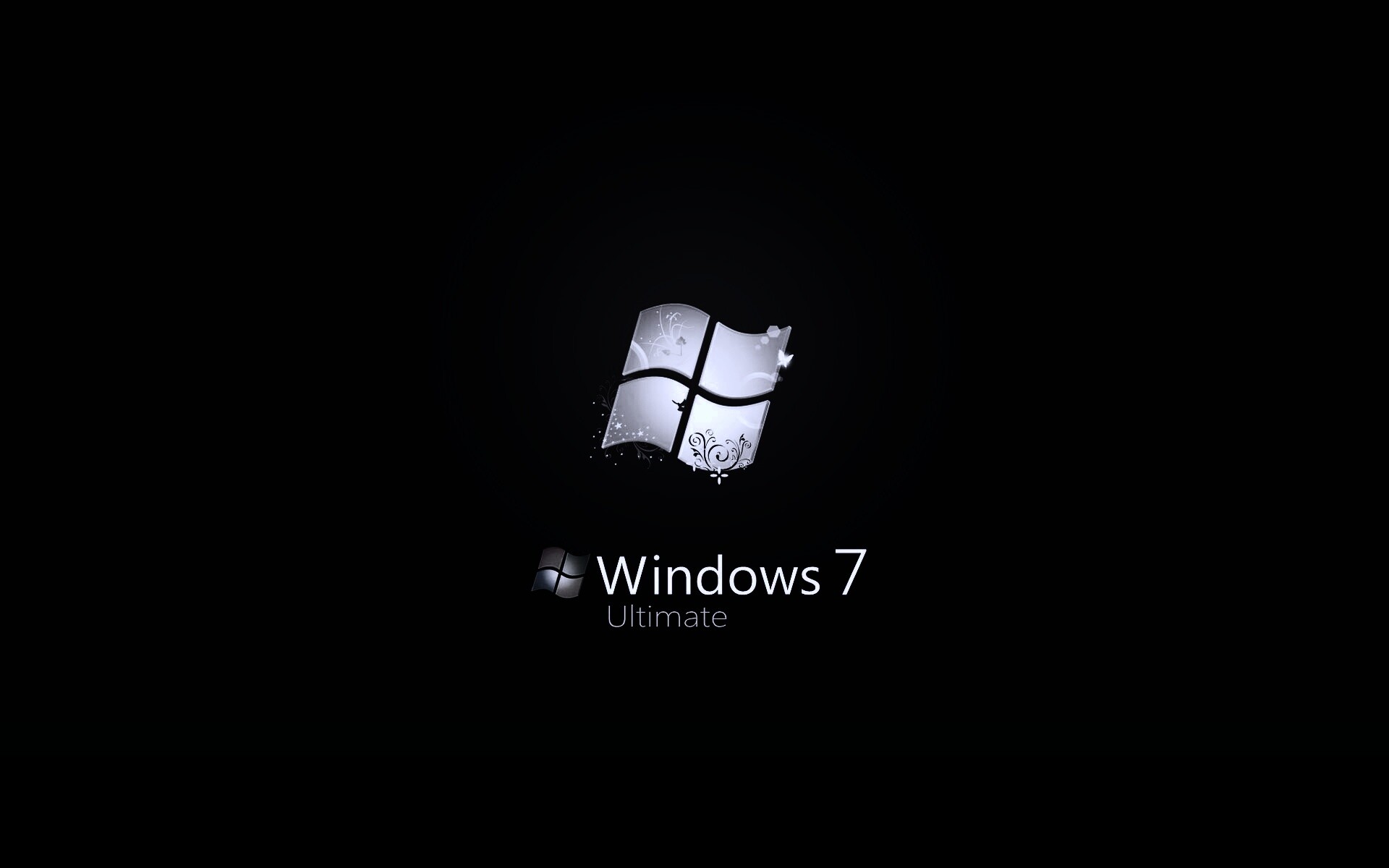 Логотип WIndows 7 Ultimate обои